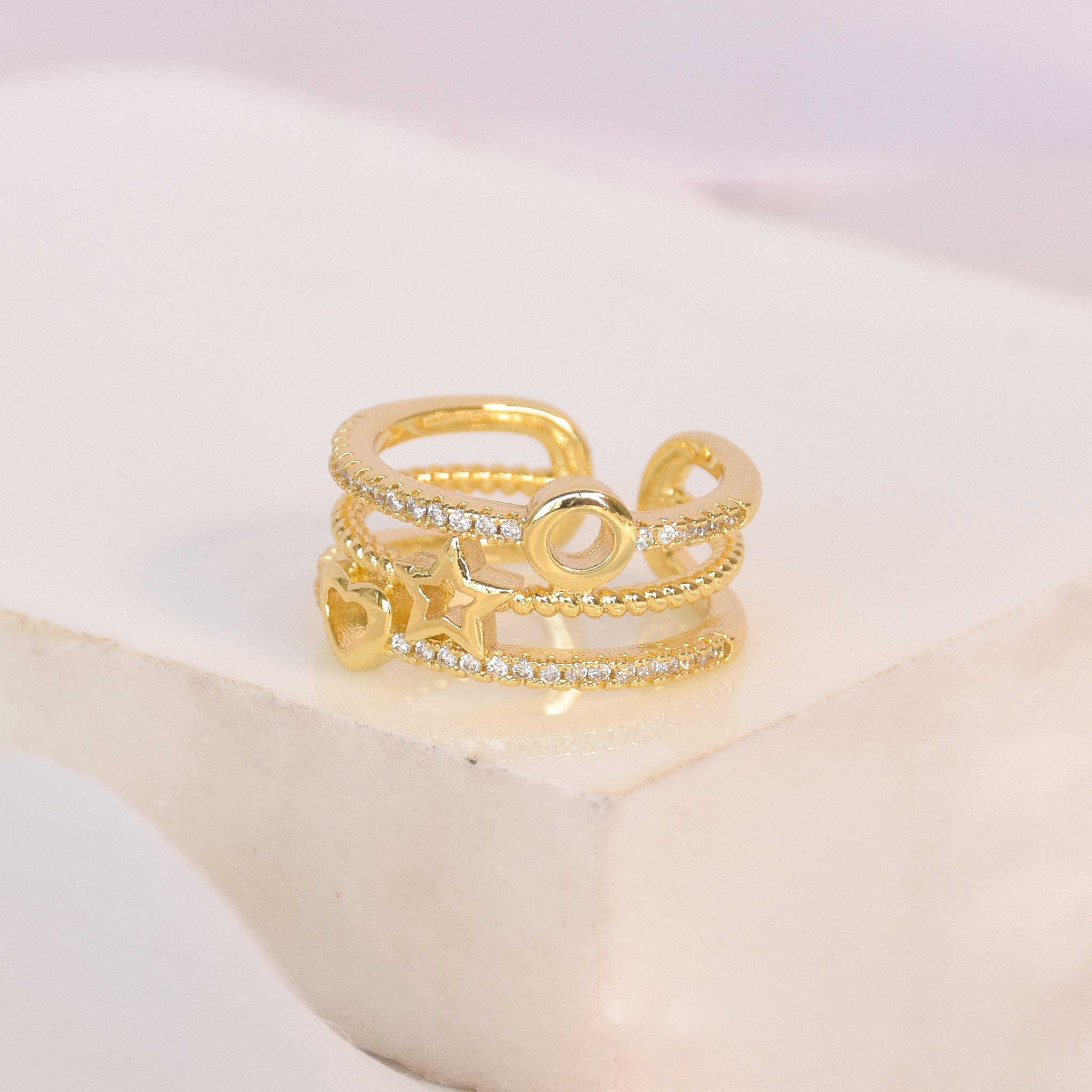 Eclipse Charm Ring