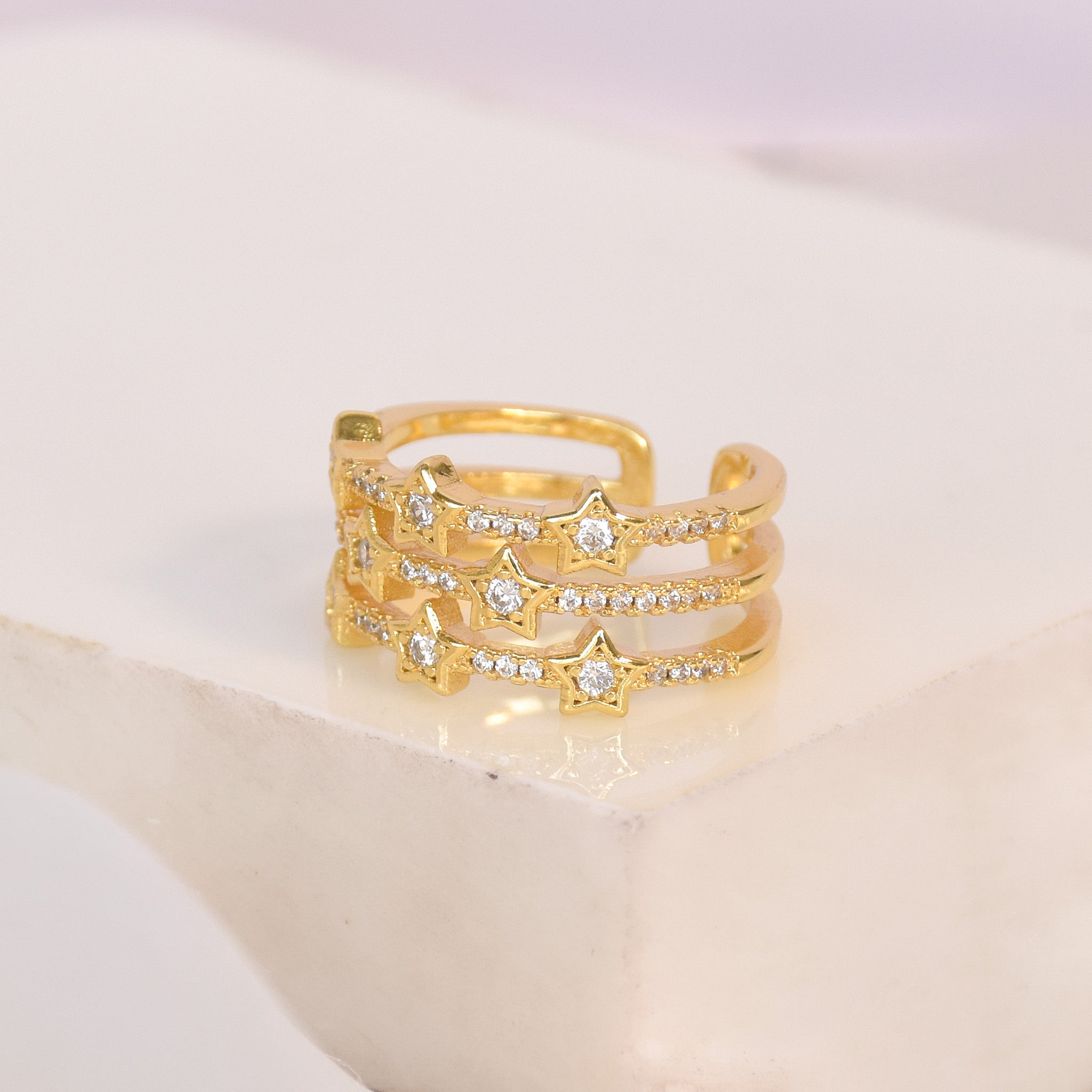 Stardust Bloom Ring
