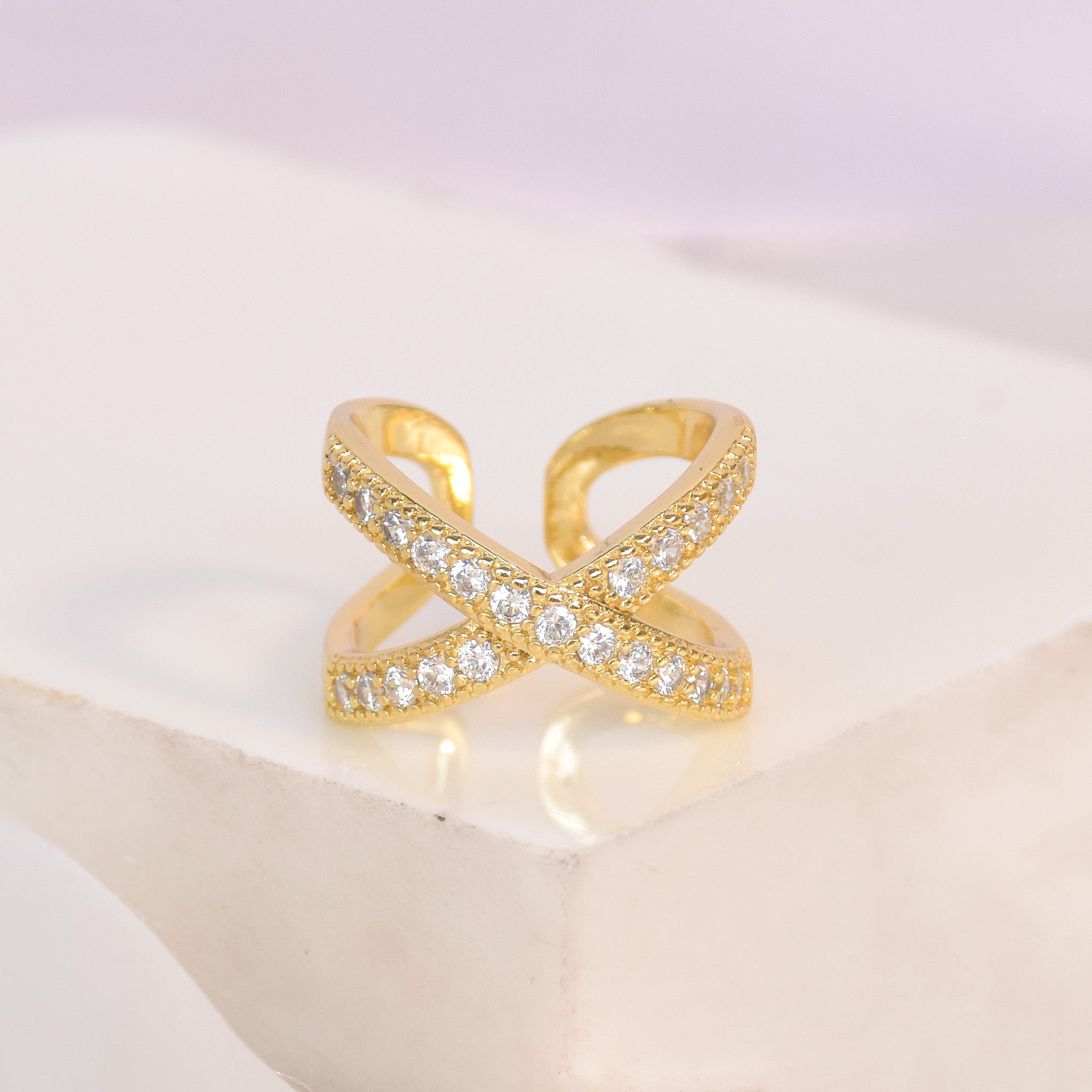 Diamond Criss Ring