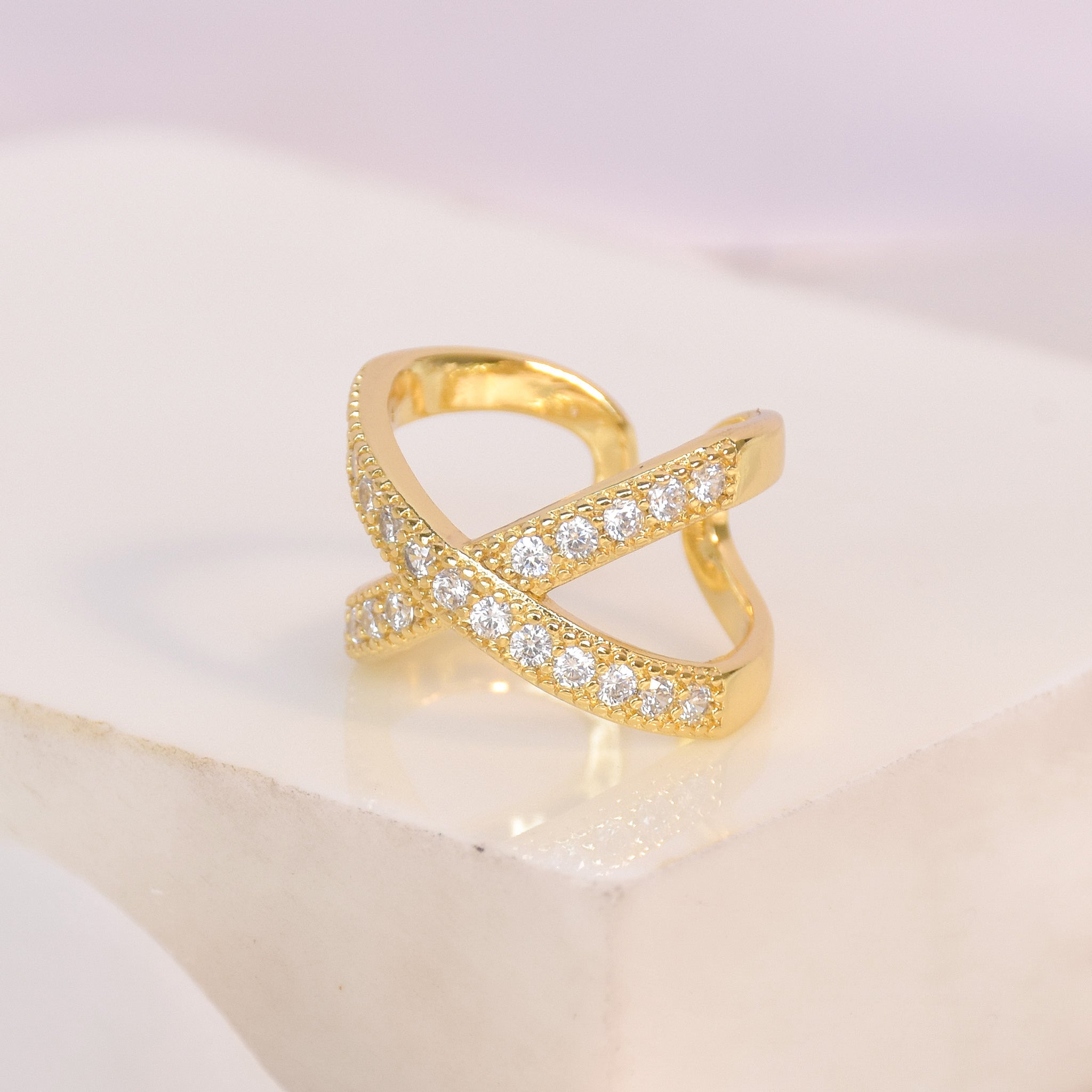 Diamond Criss Ring