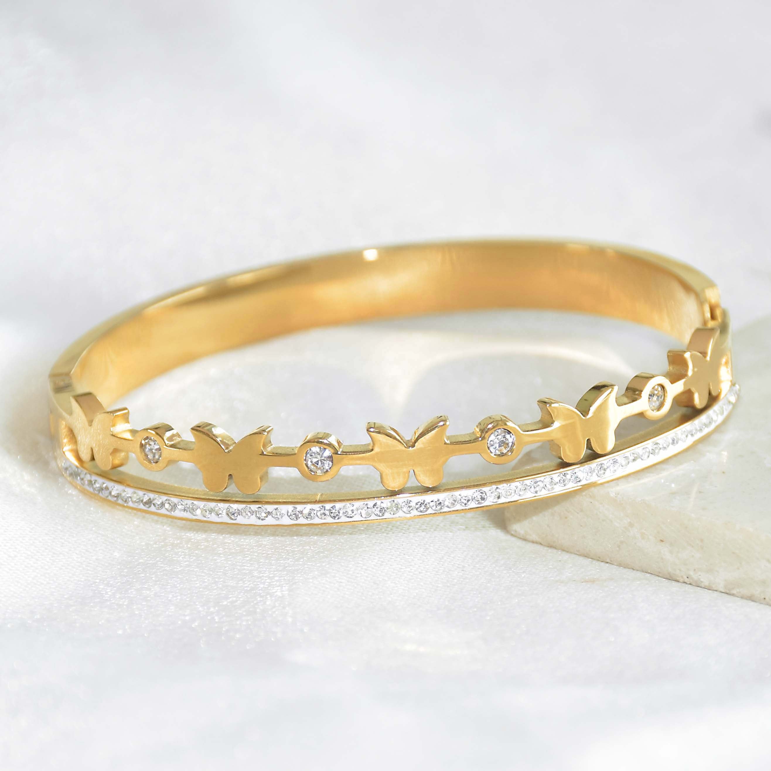 Delicate Butterfly Bangle