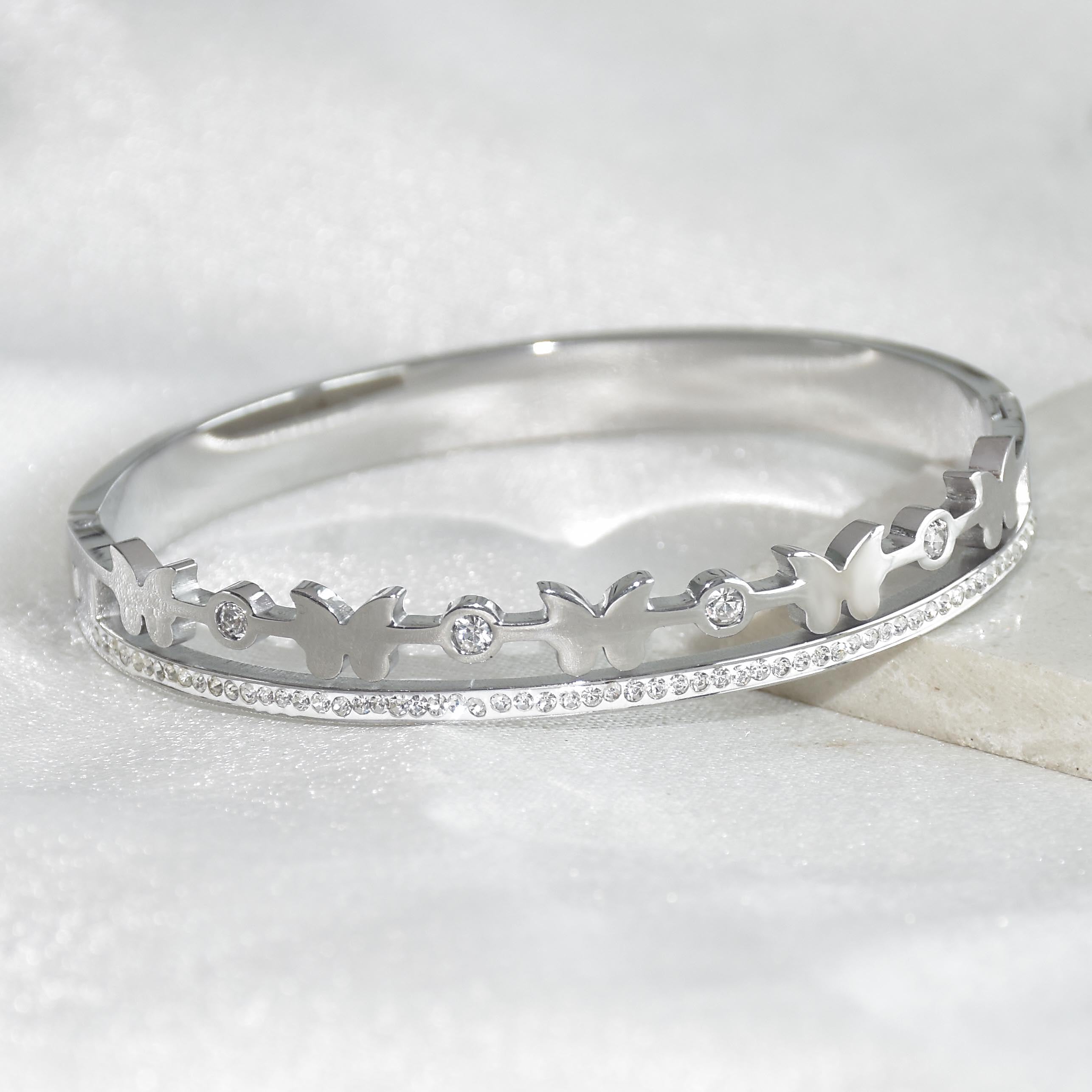 Delicate Butterfly Bangle