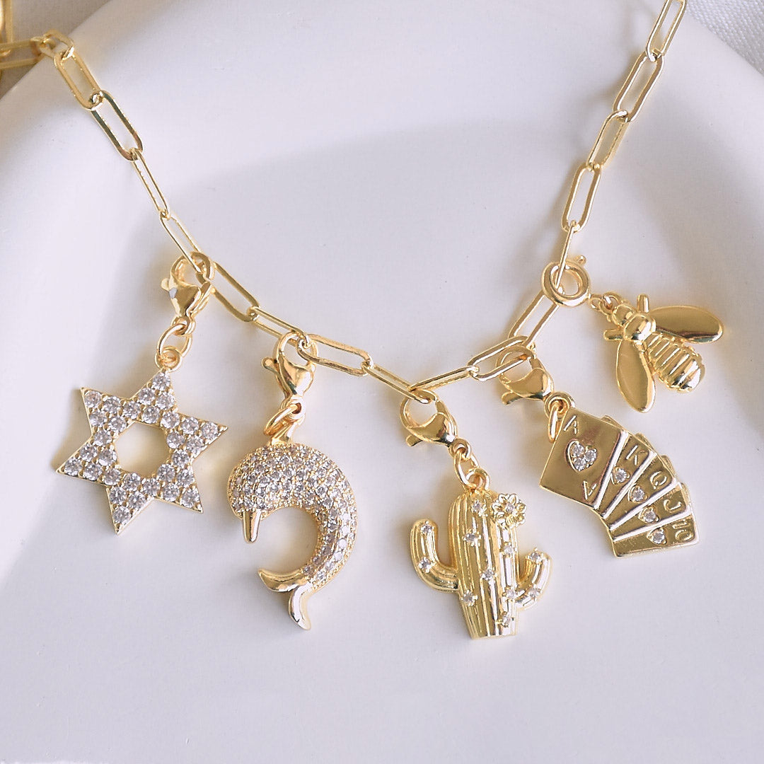 Custom Link Chain Bracelet / Necklace | Build Your Own Charm Story