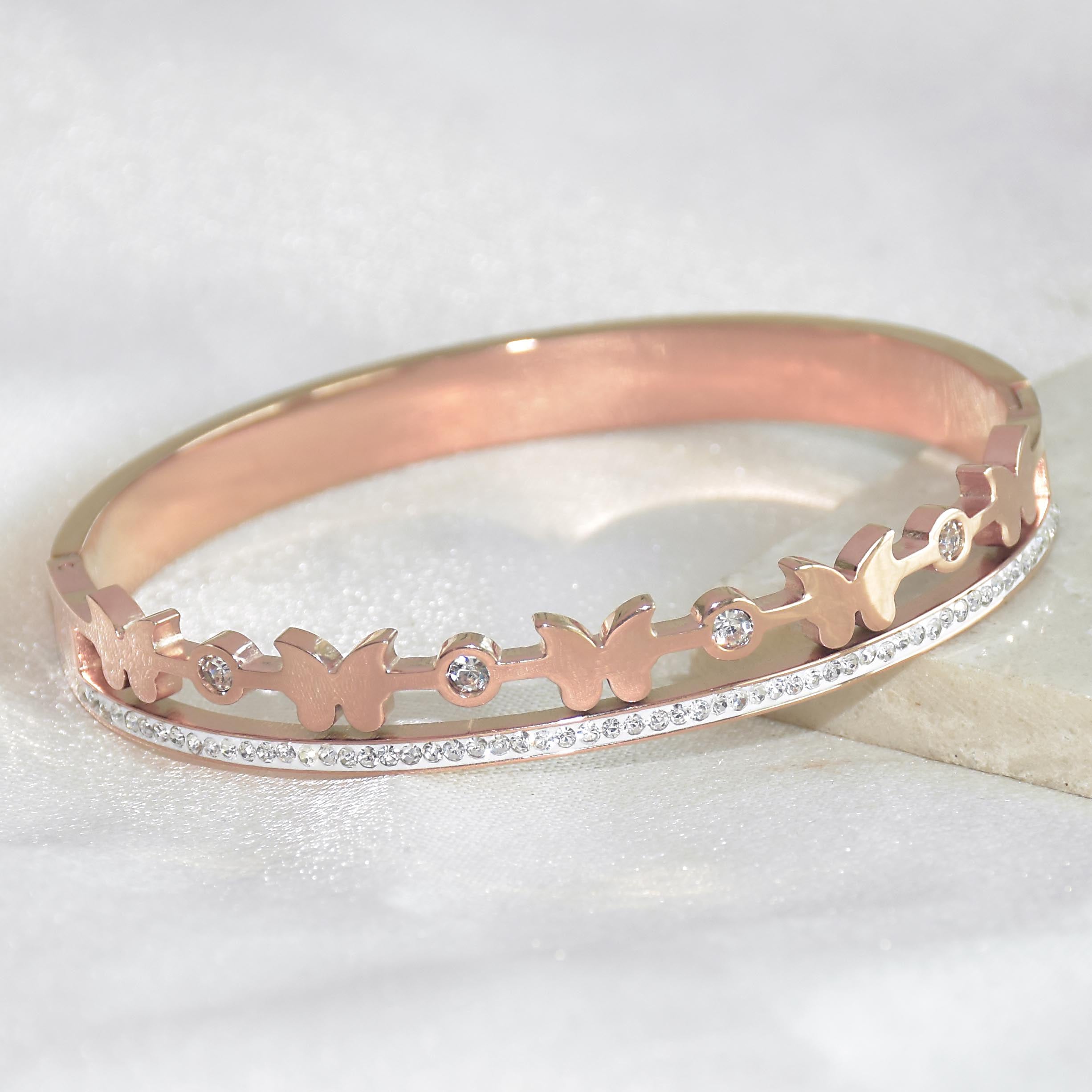 Delicate Butterfly Bangle