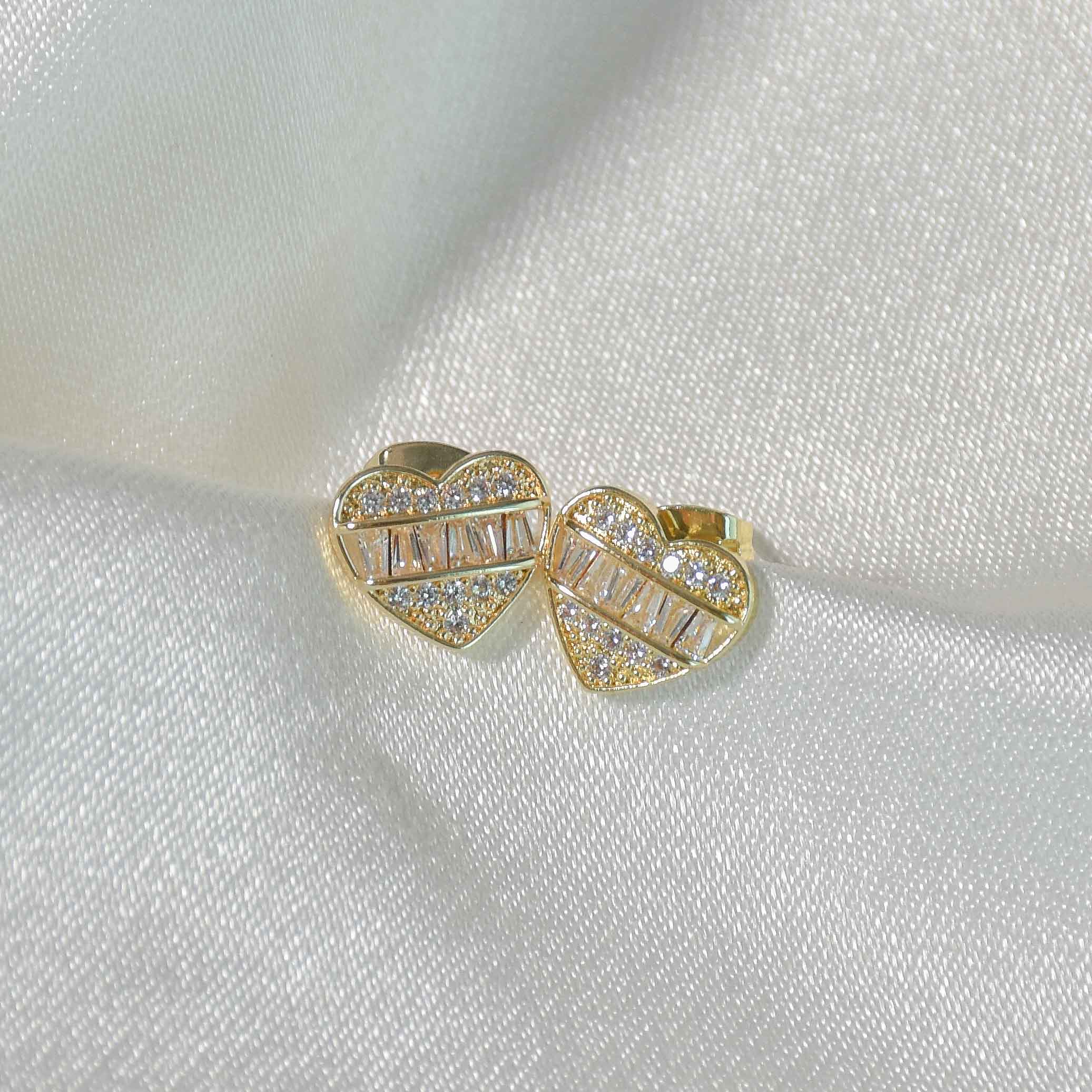 Cherish Heart Studs