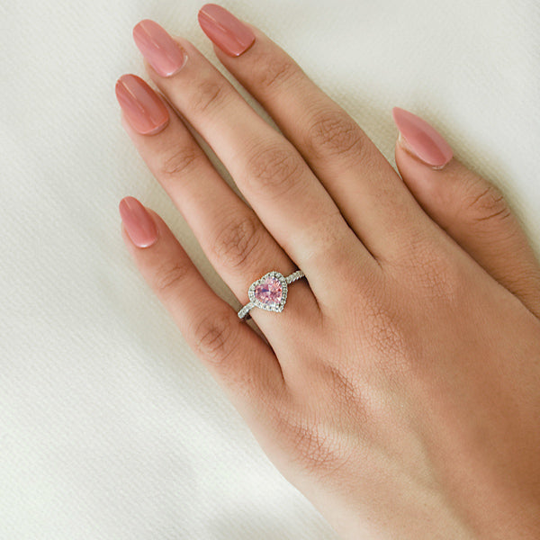 Heart Diamond Ring