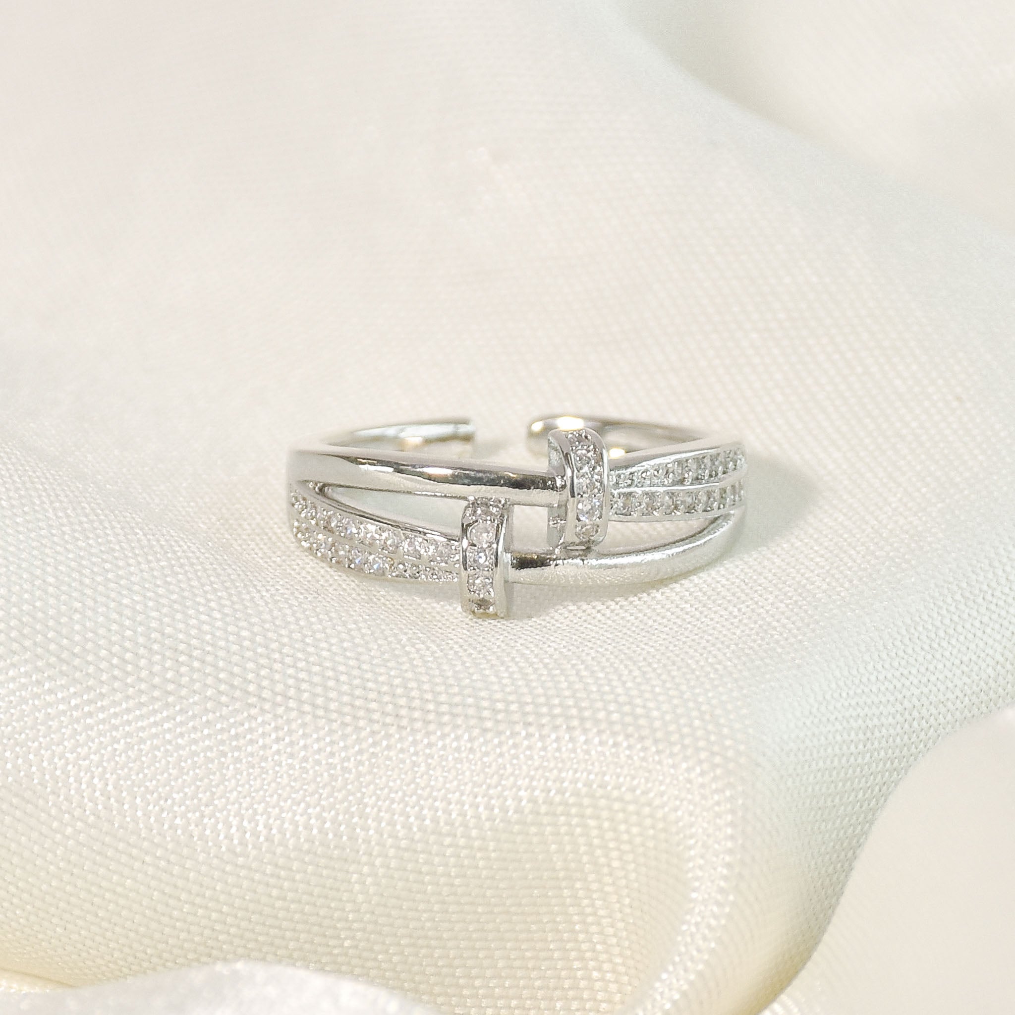 Defined Edgy Nail Ring