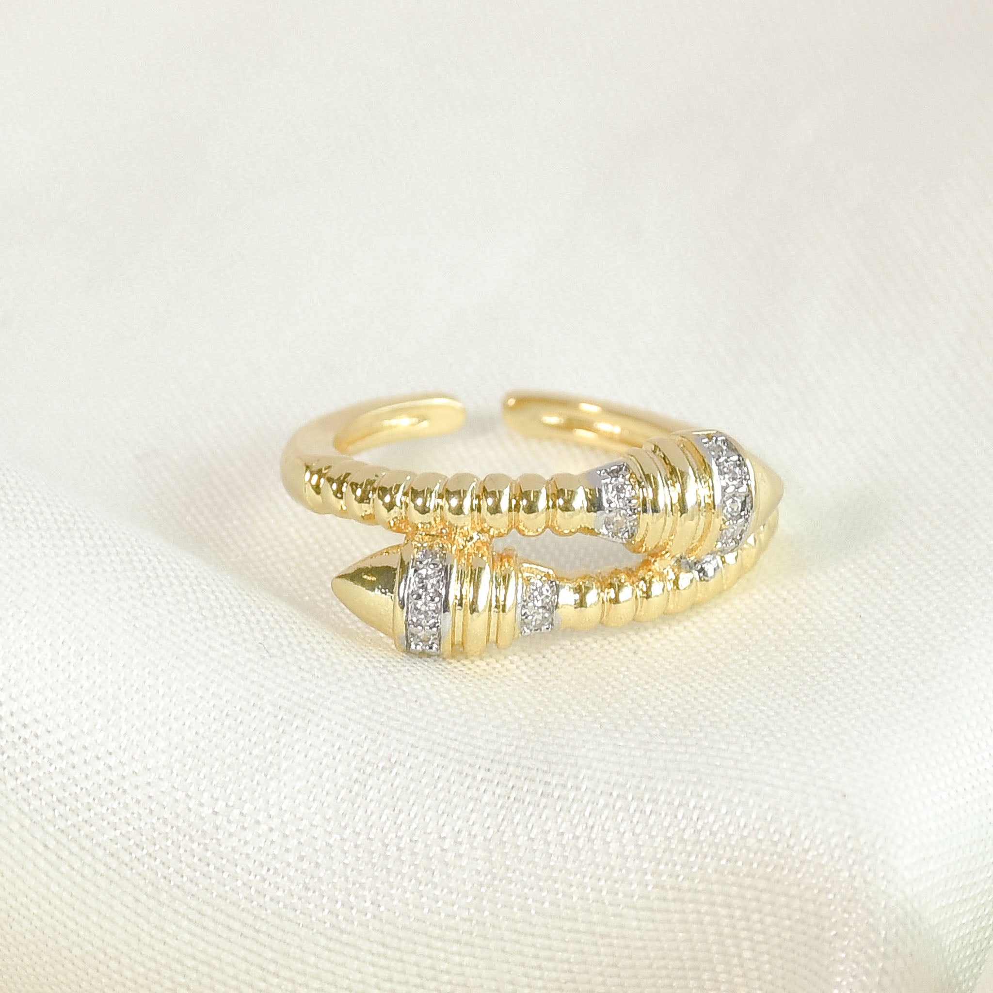 Textured Coil Ring