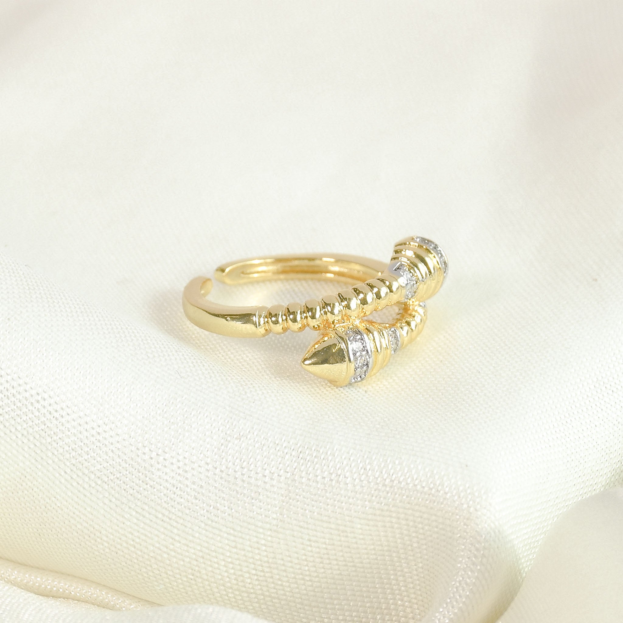 Textured Coil Ring