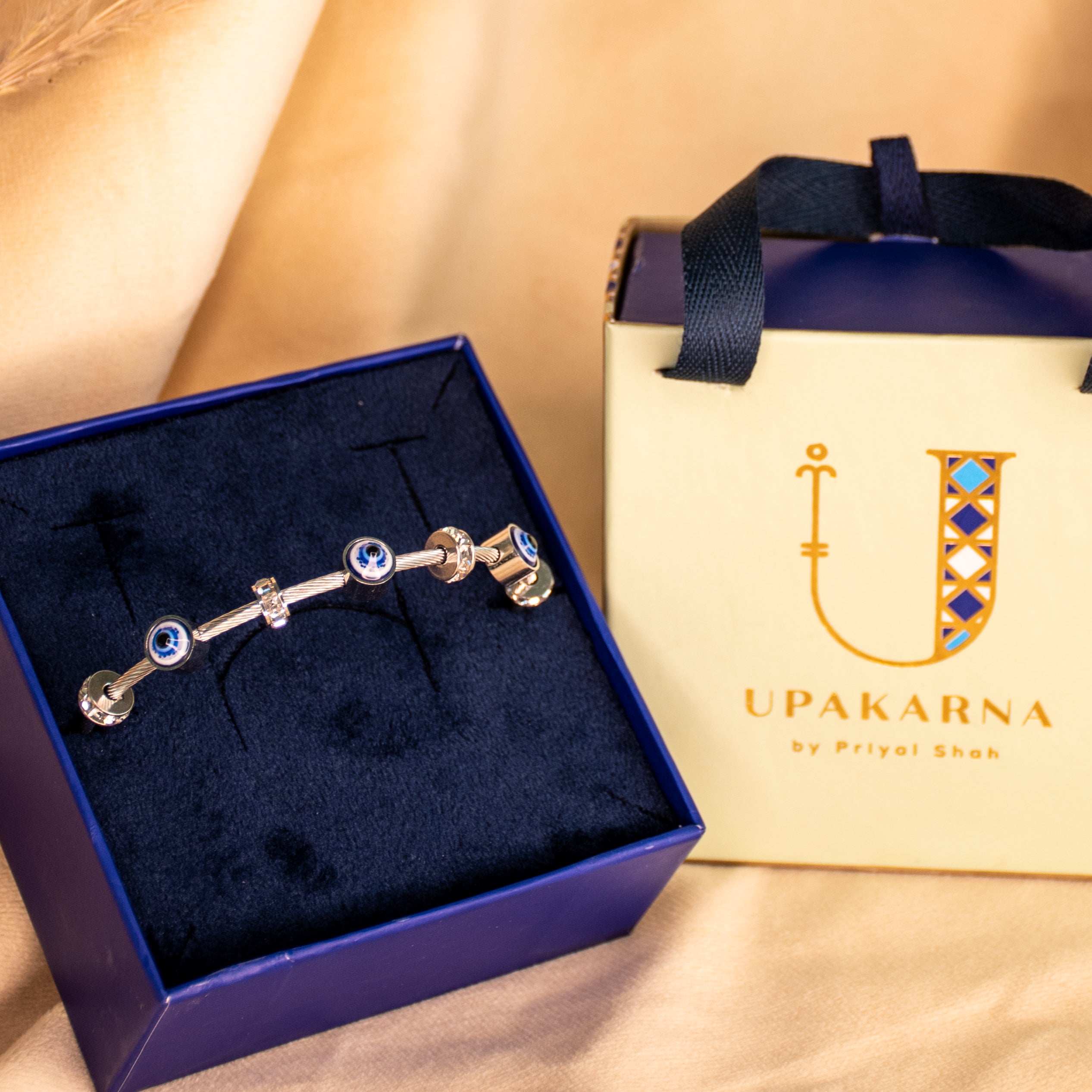 Classic Evil Eye Bangle + Gift Box