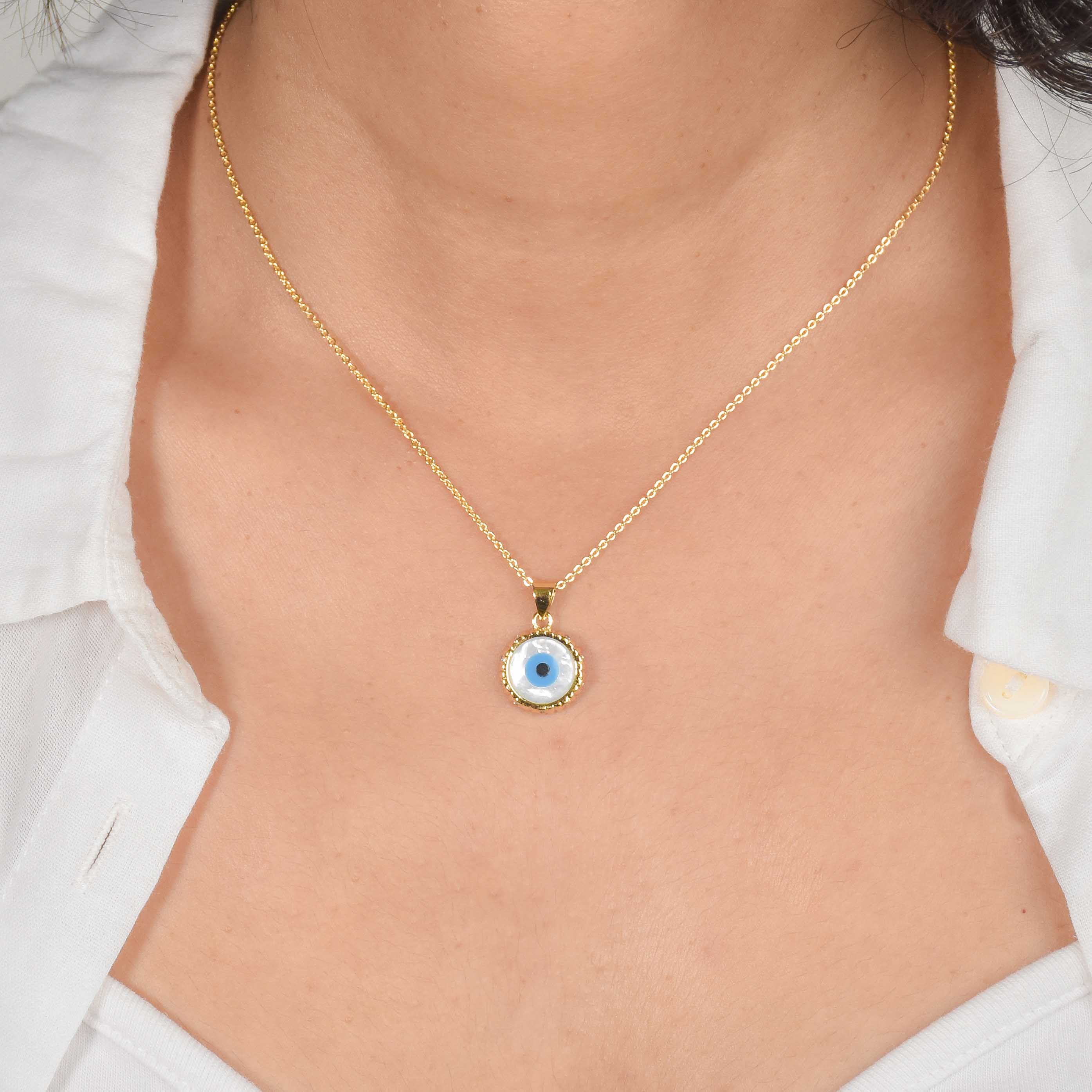 The Reflecting Evil Eye Necklace