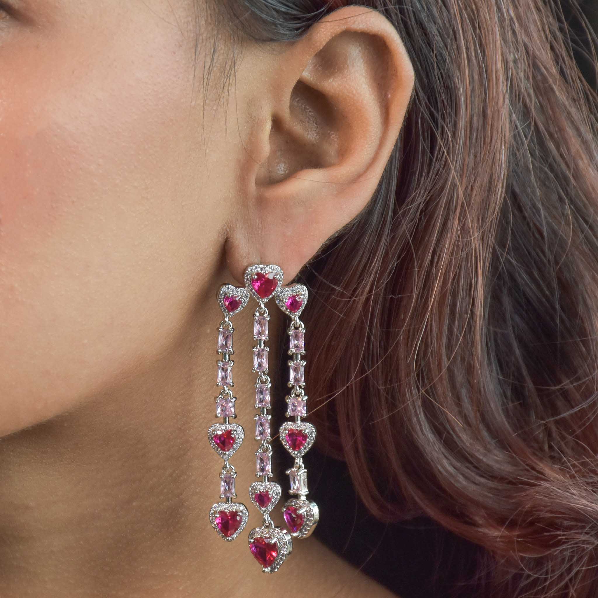 Heartfelt Glam Earrings