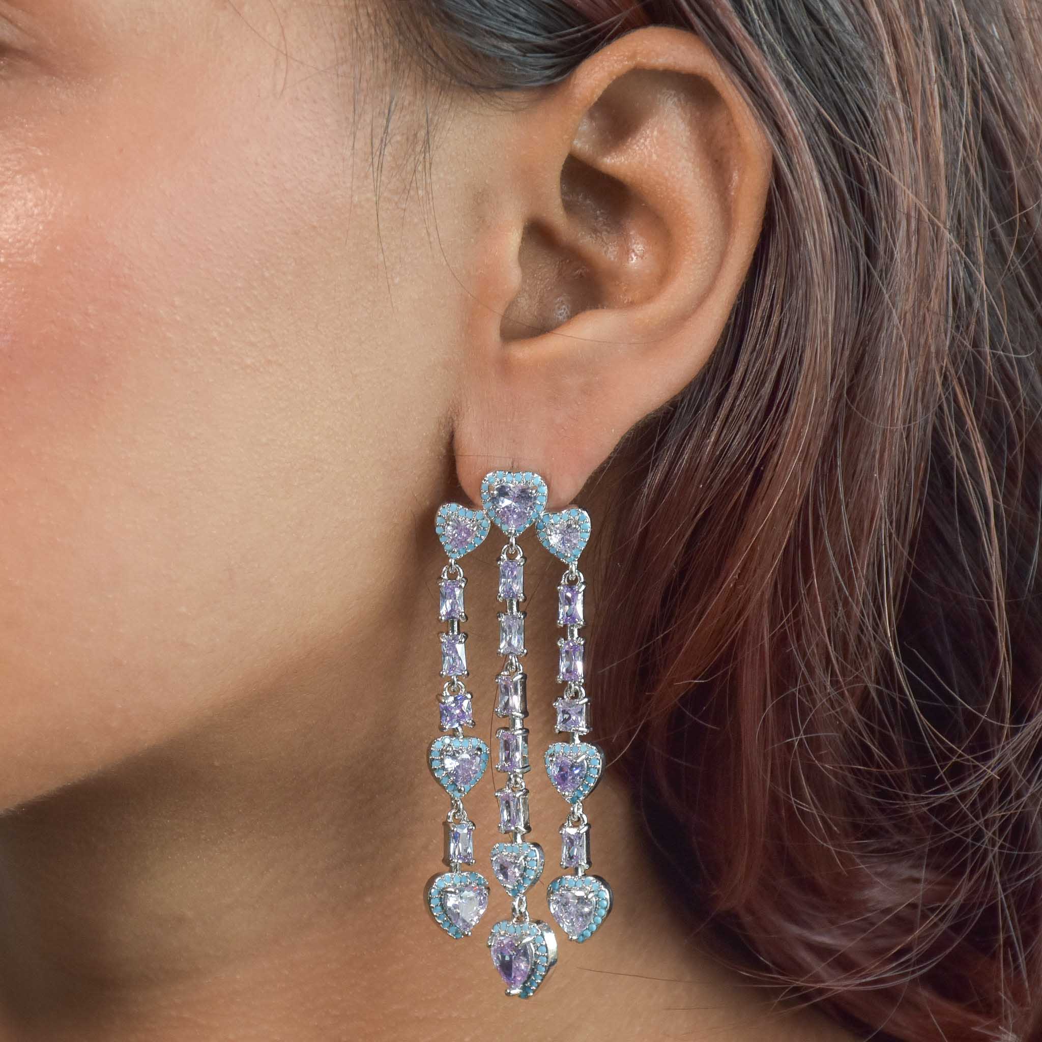 Heartfelt Glam Earrings