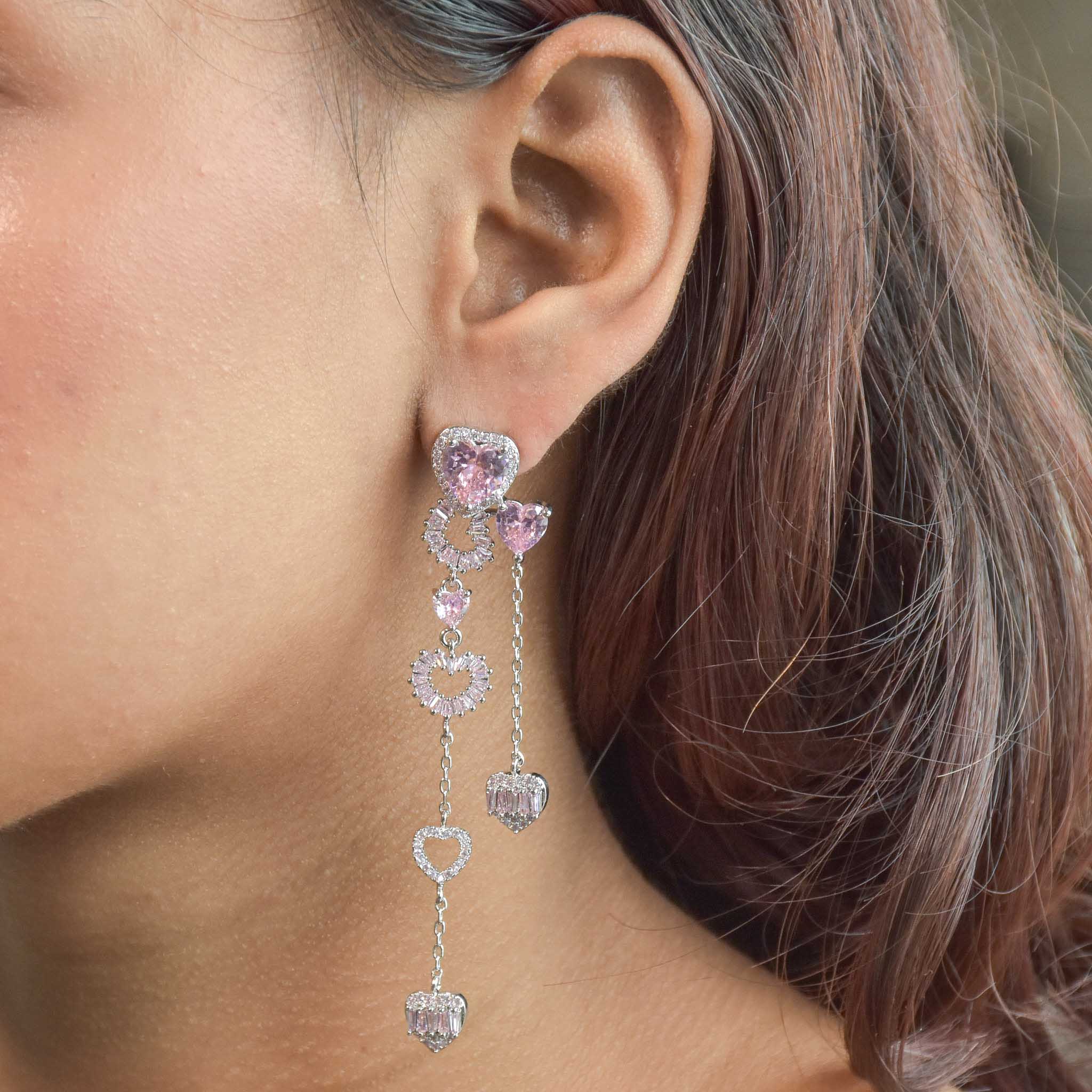 Shinebound Heart Earrings