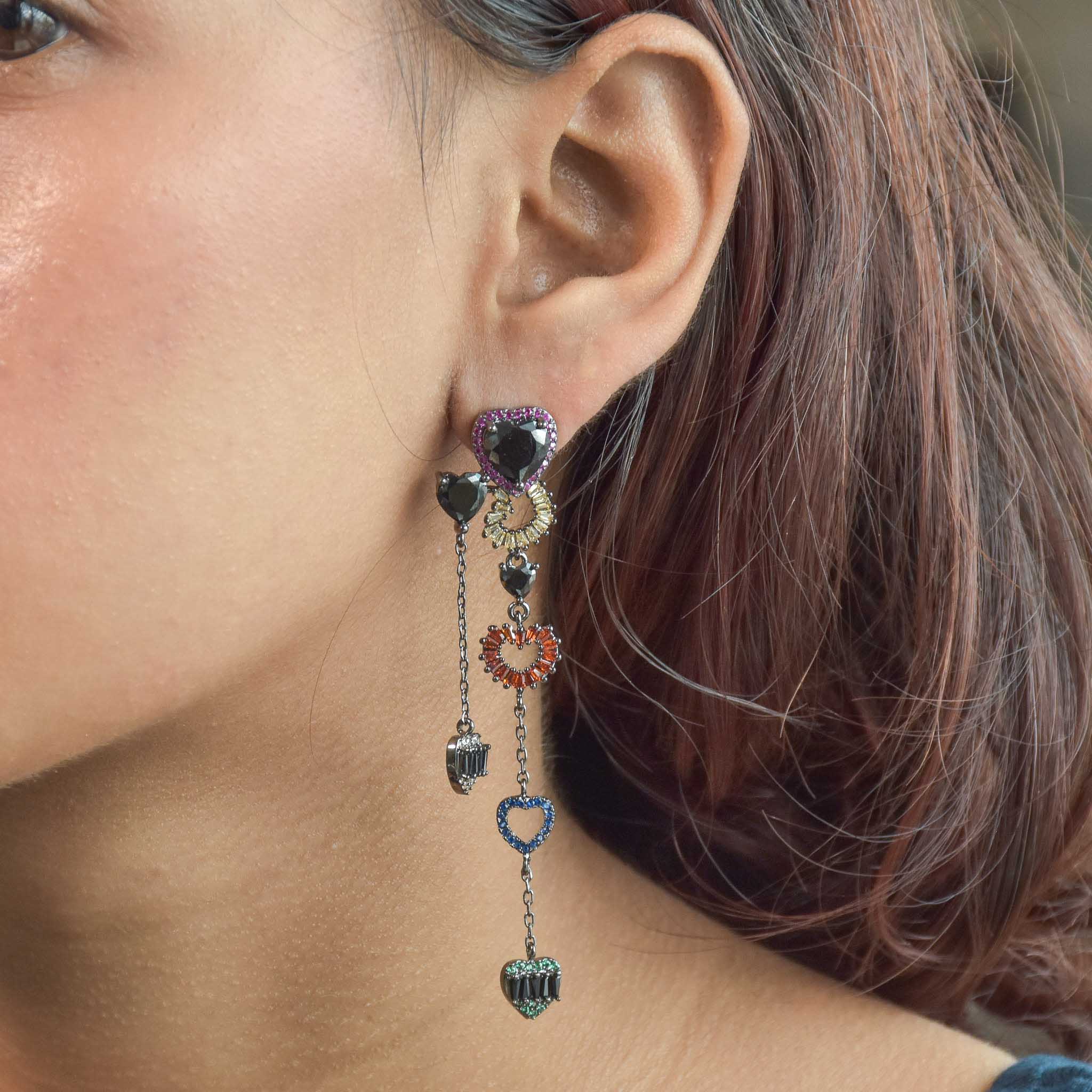 Shinebound Heart Earrings