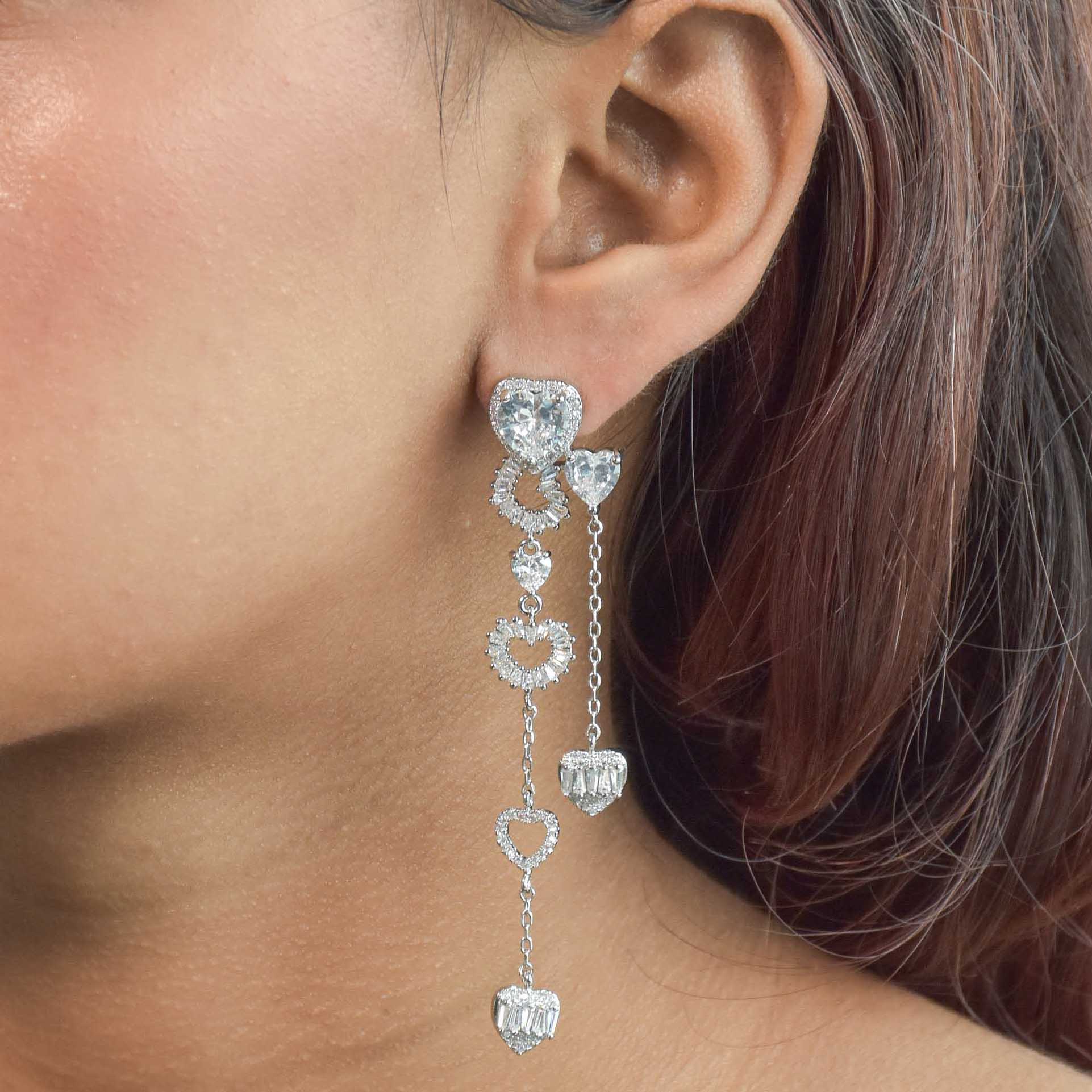 Shinebound Heart Earrings