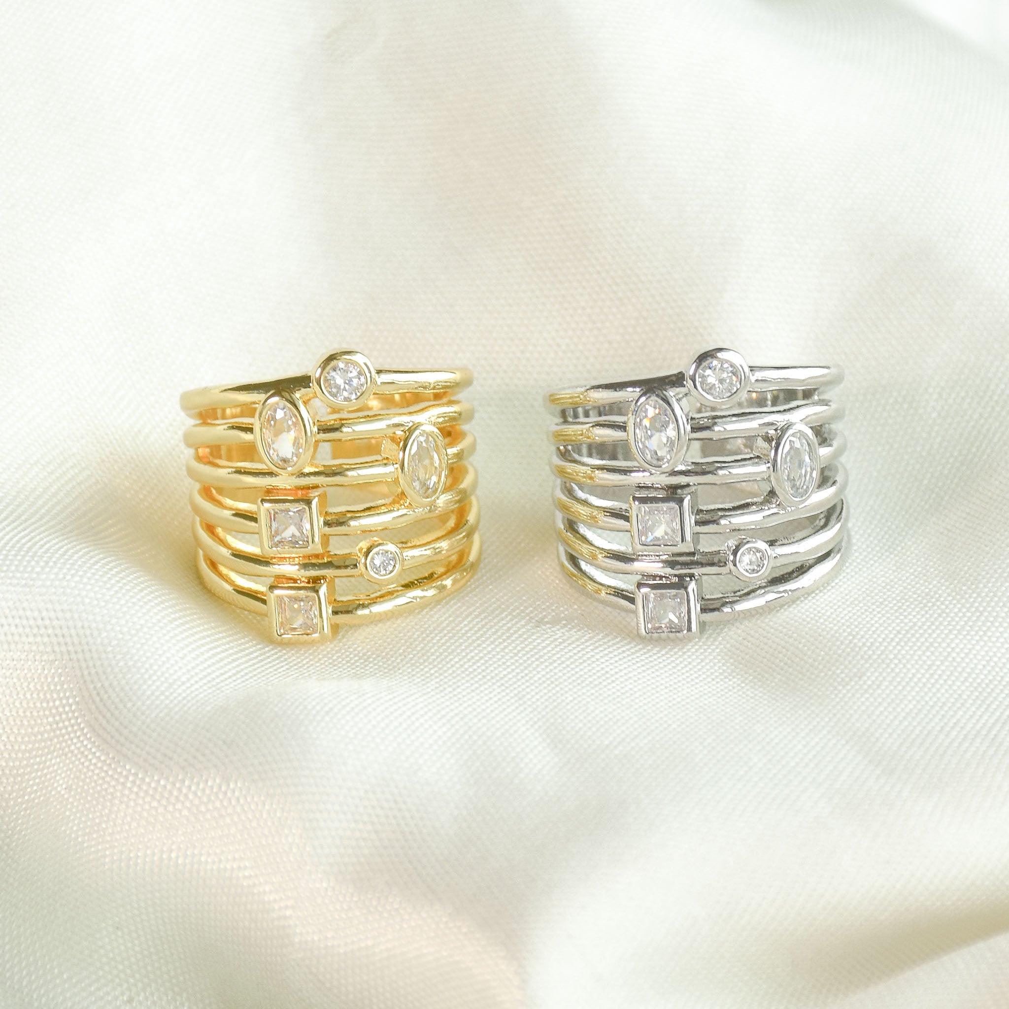 Celestial Stack Ring