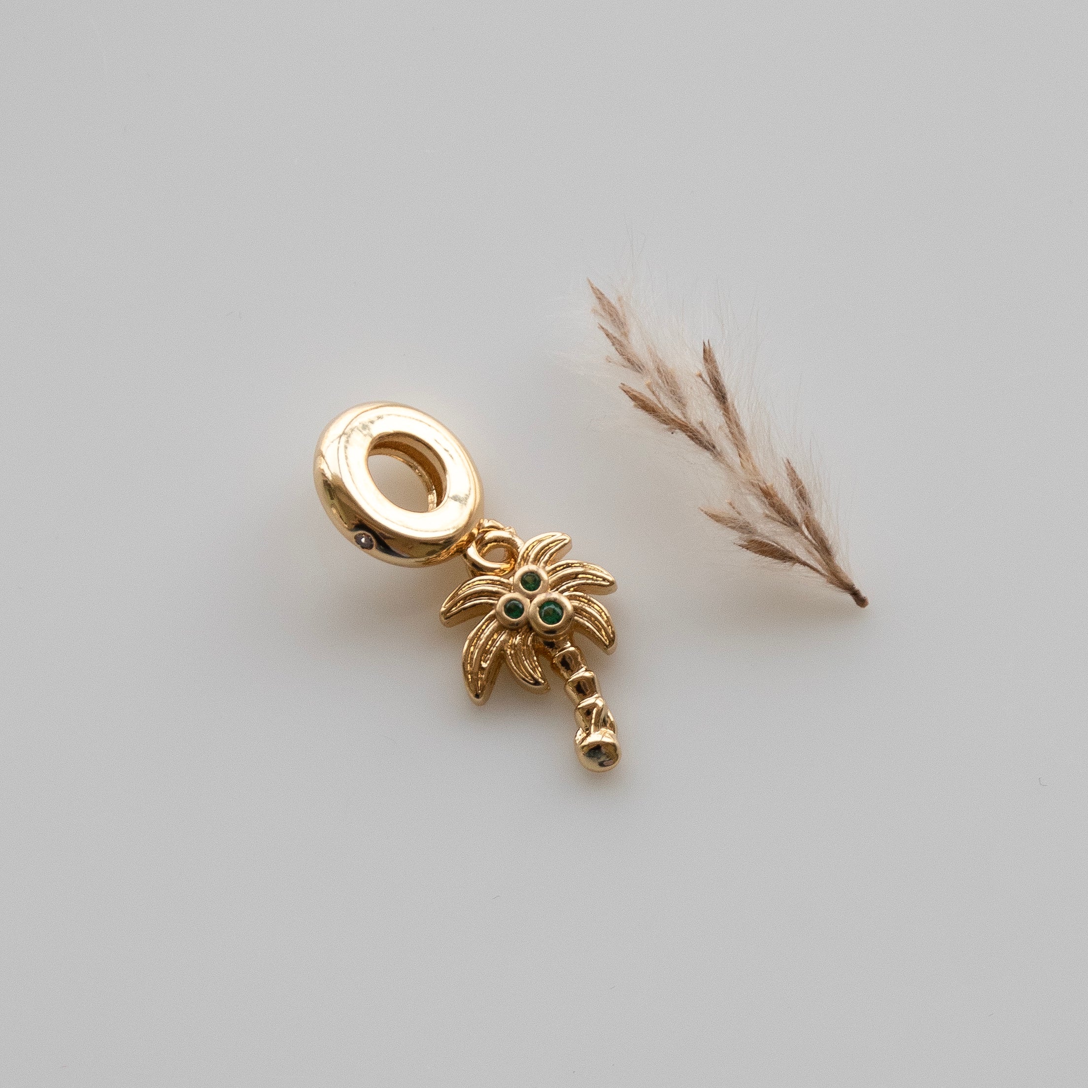 Palm Tree Charm Pendant