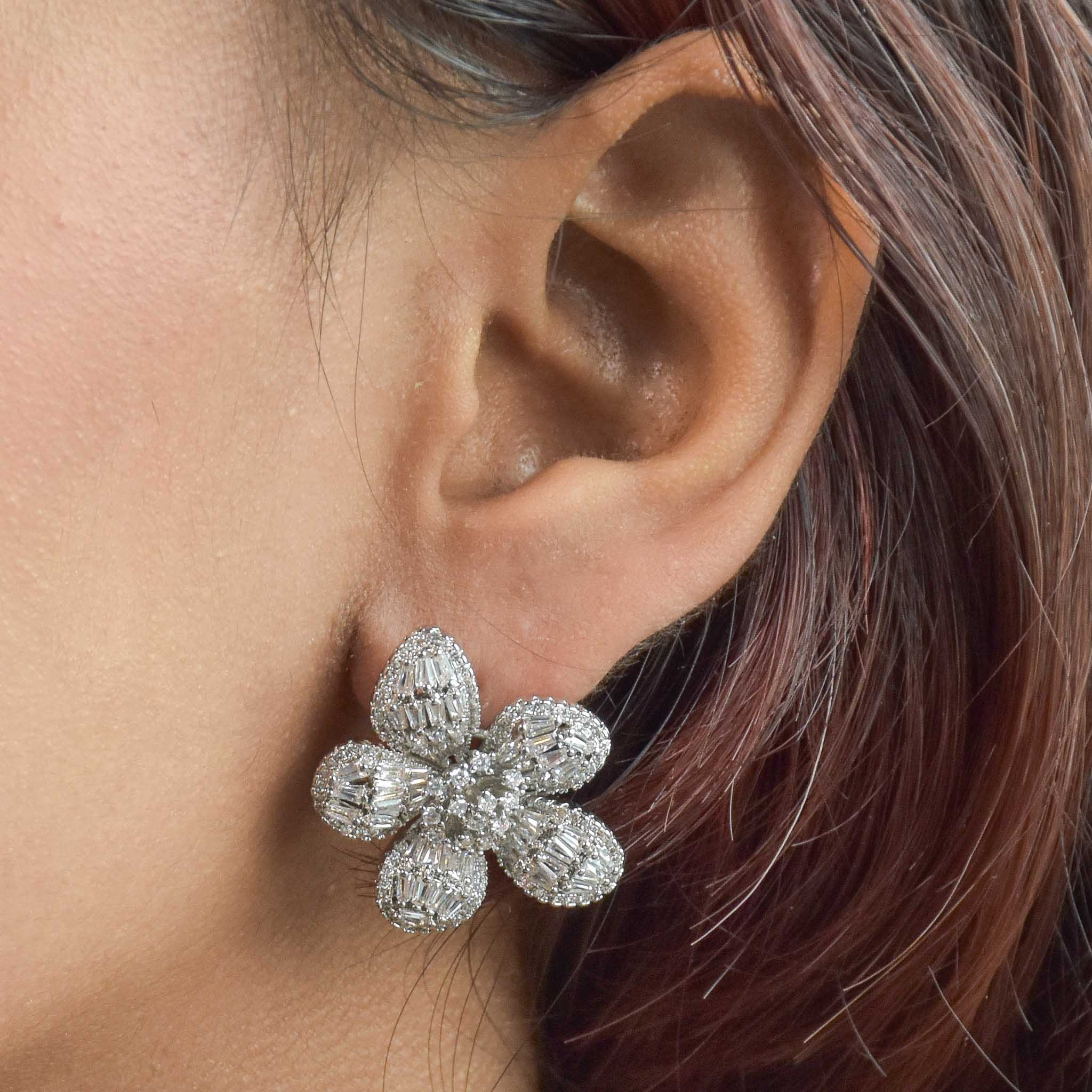 Eternal Diamond Bloom Earrings
