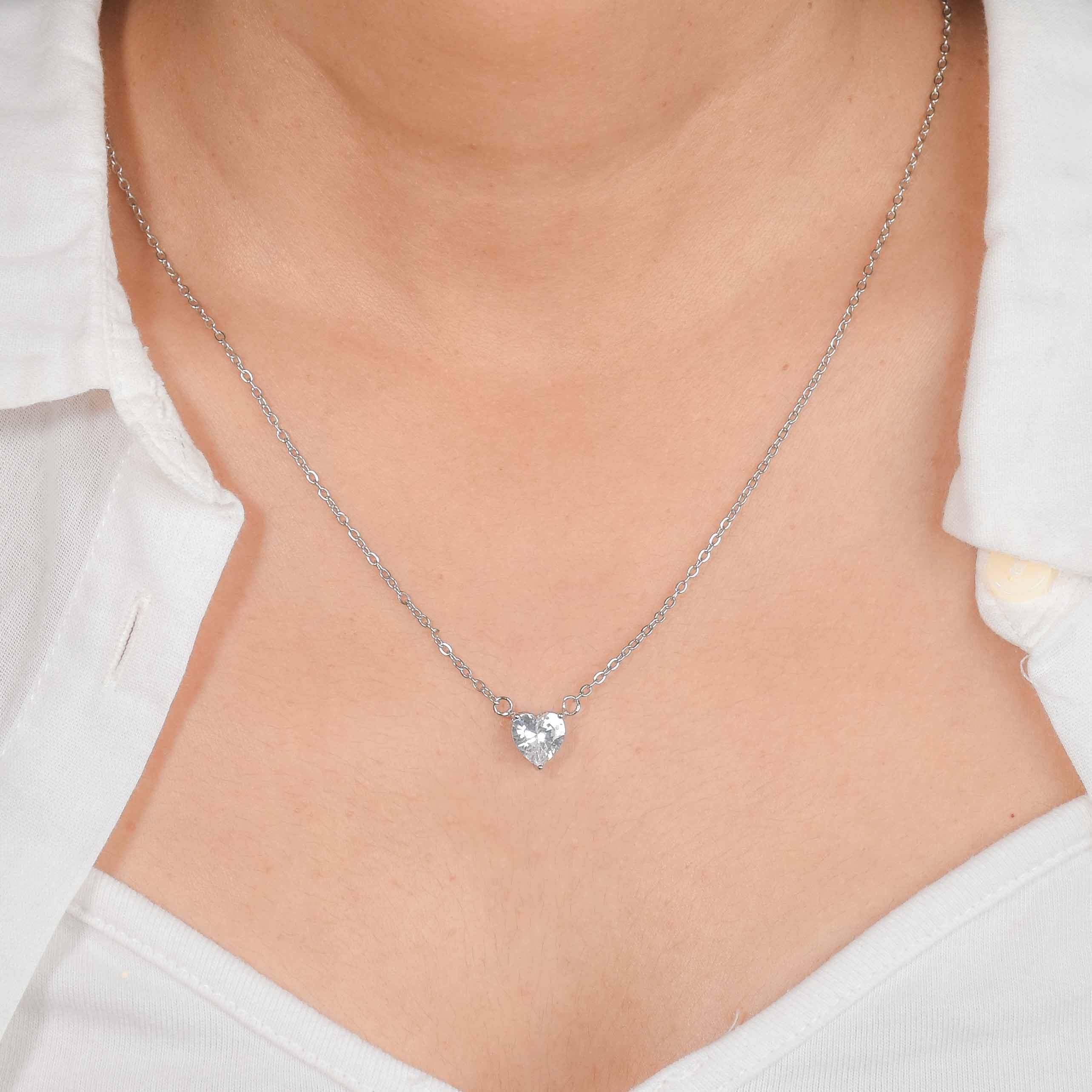Diamond Heart Necklace