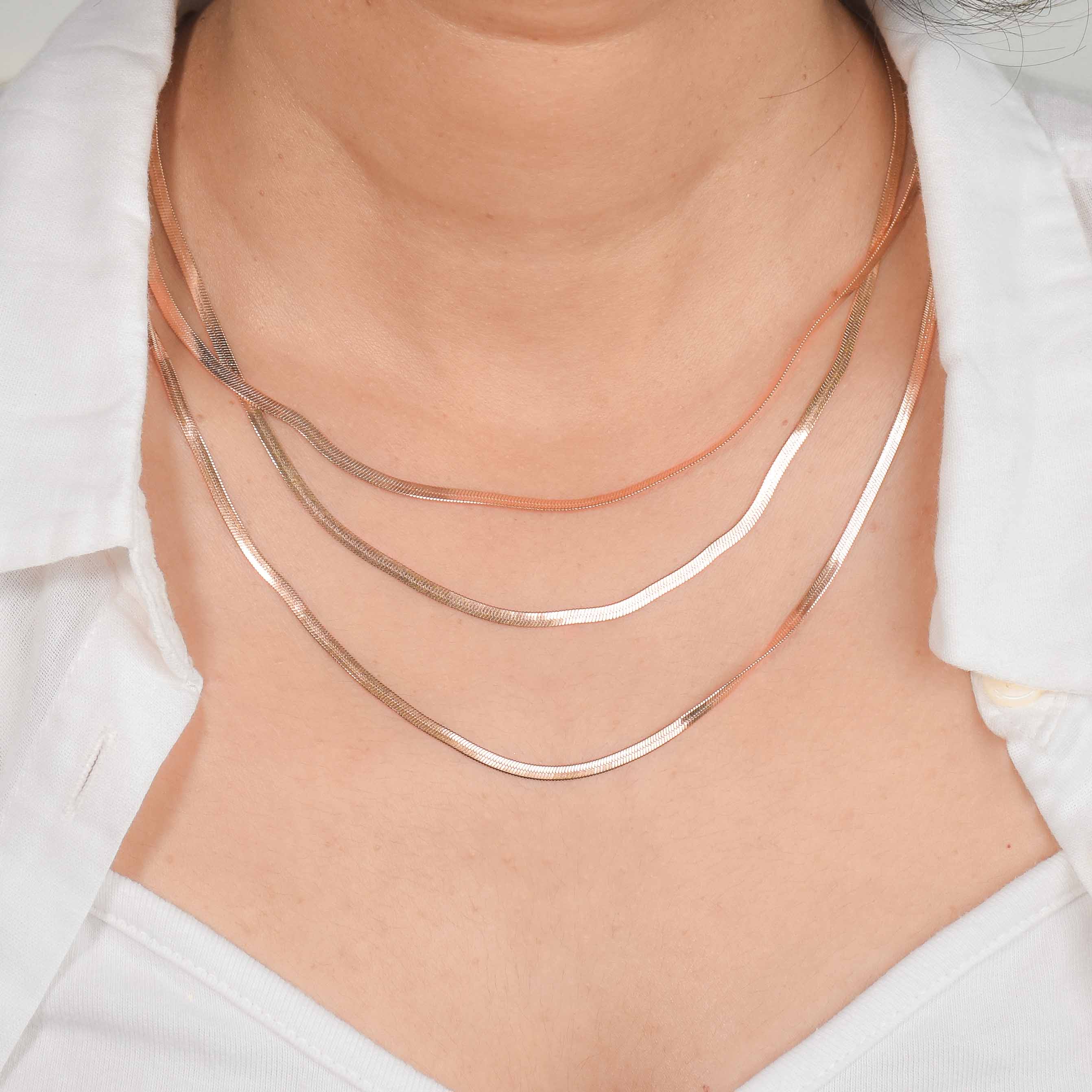 Rosegold Snake Chain