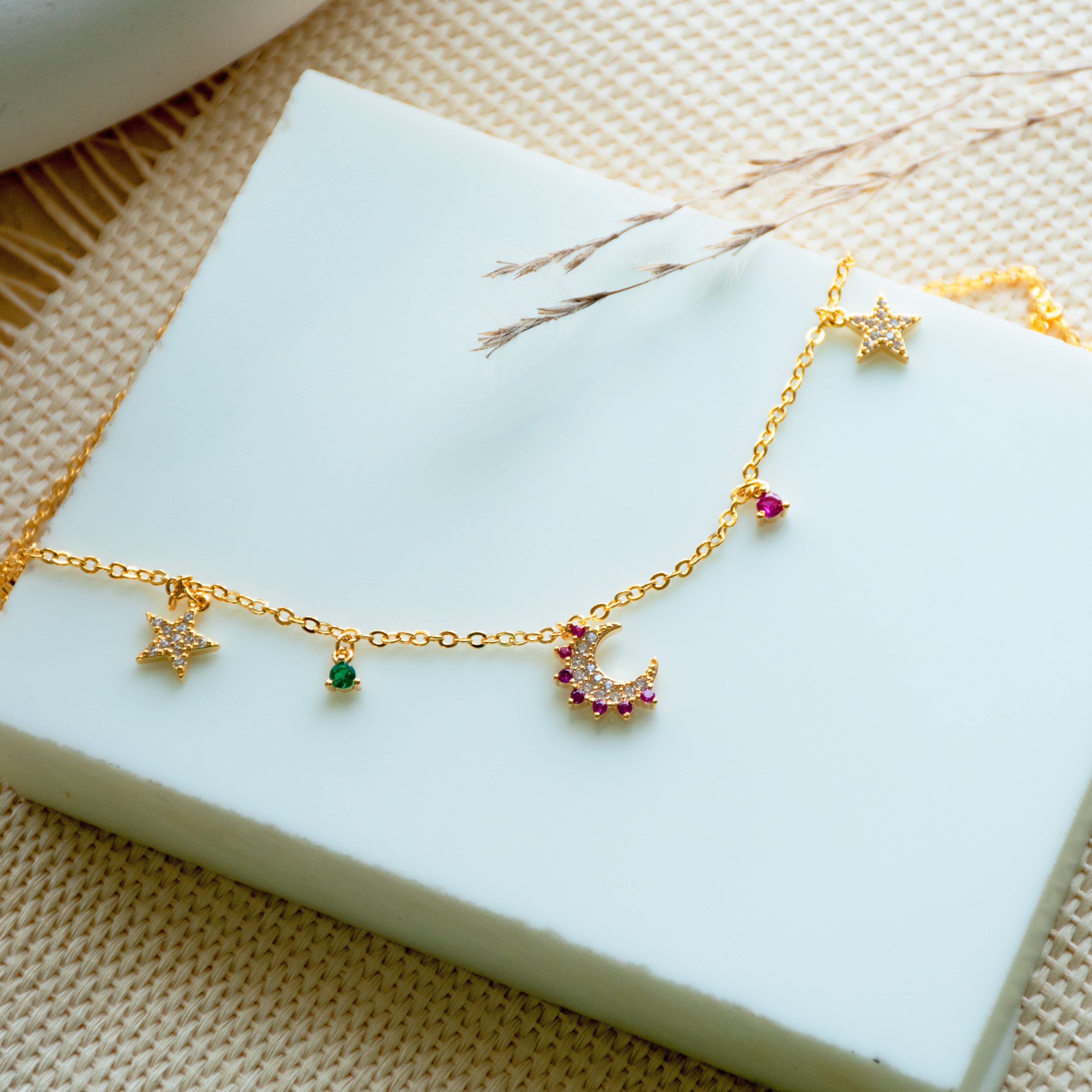 Ethereal Emerald Medley Choker