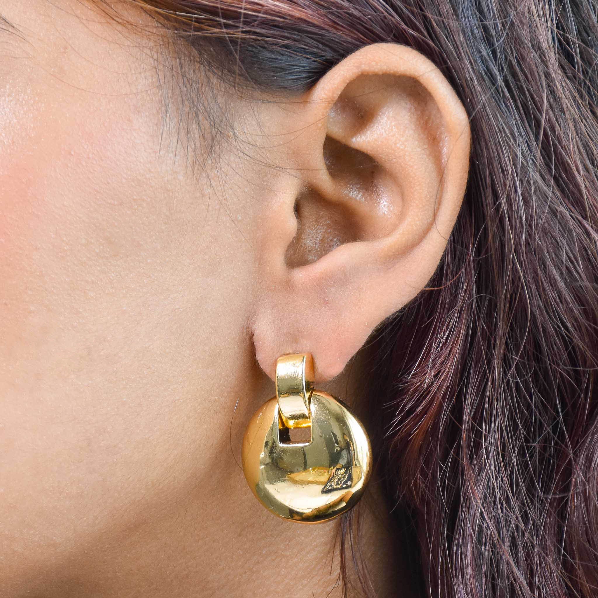 Classic Disc Earrings