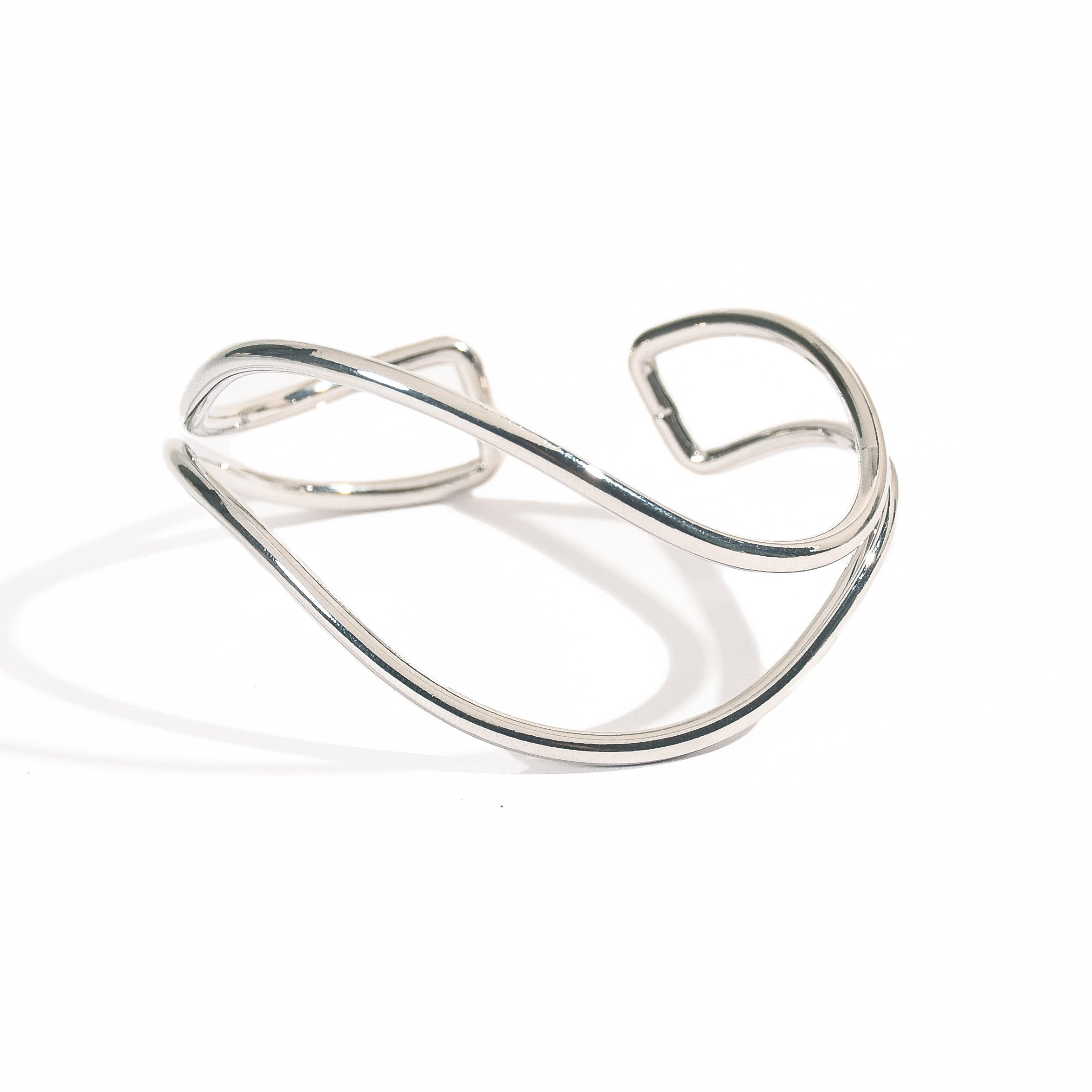 Wave Crest Cuff Bangle