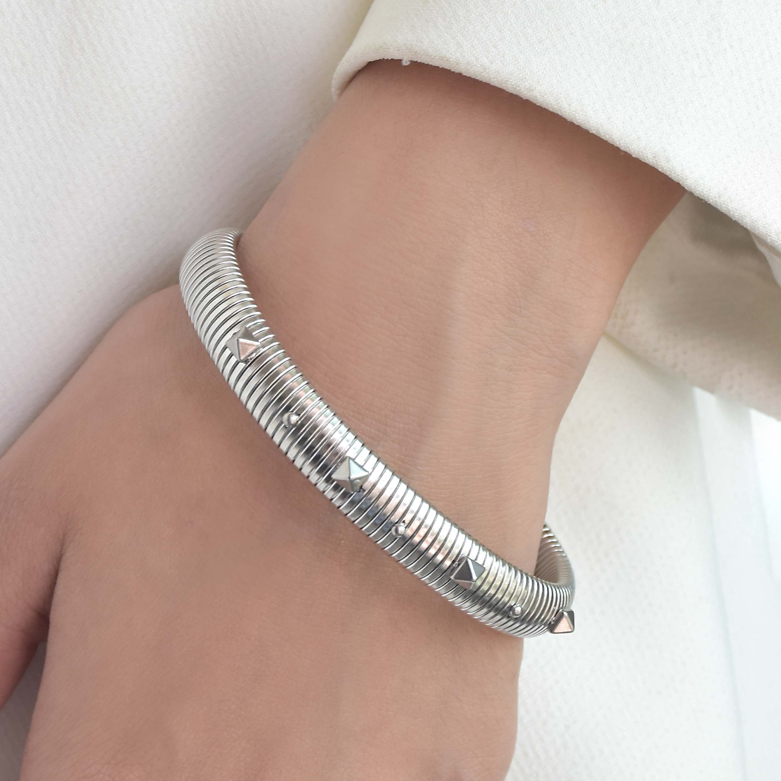 Chunky Spike Bangle