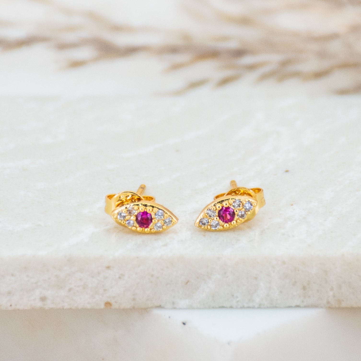 Evil Eye Tiny Studs