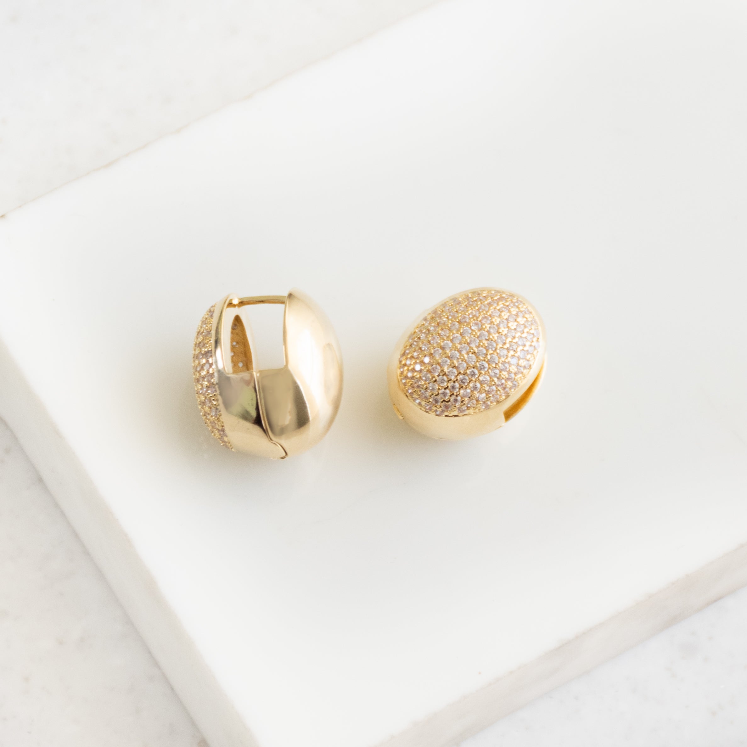 Soho Oval Hoop Earrings