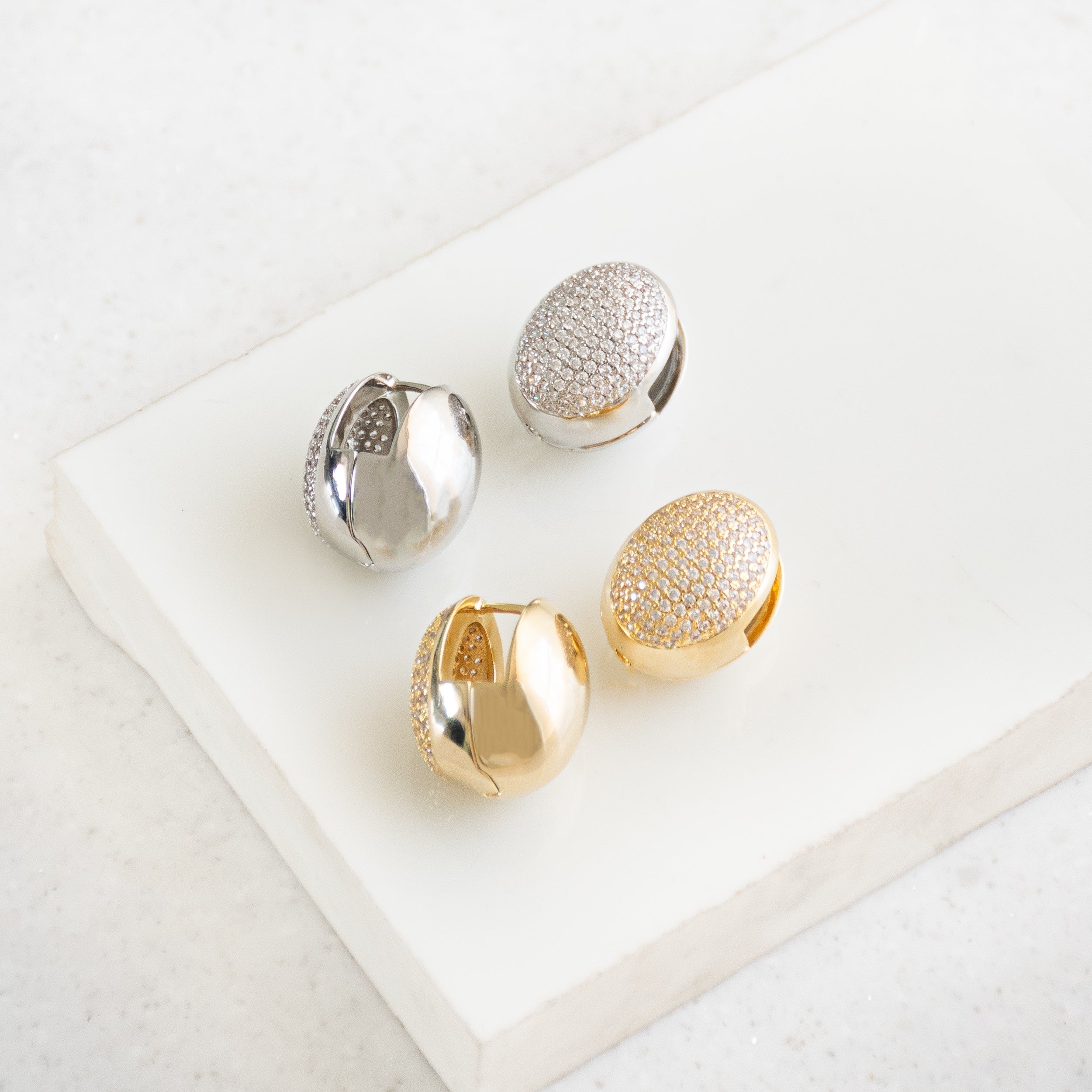 Soho Oval Hoop Earrings