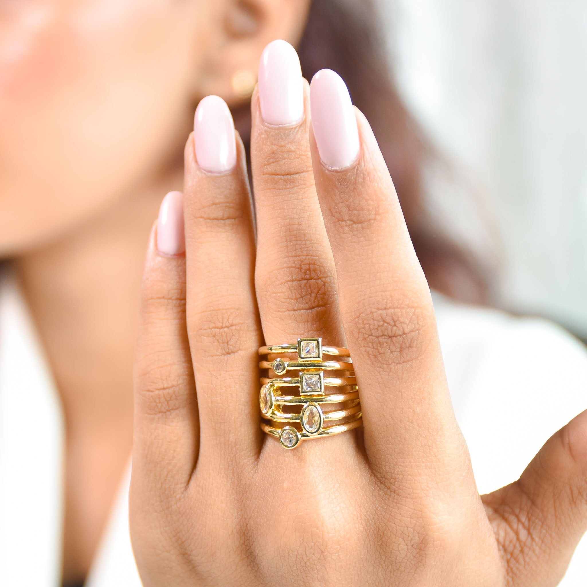 Celestial Stack Ring