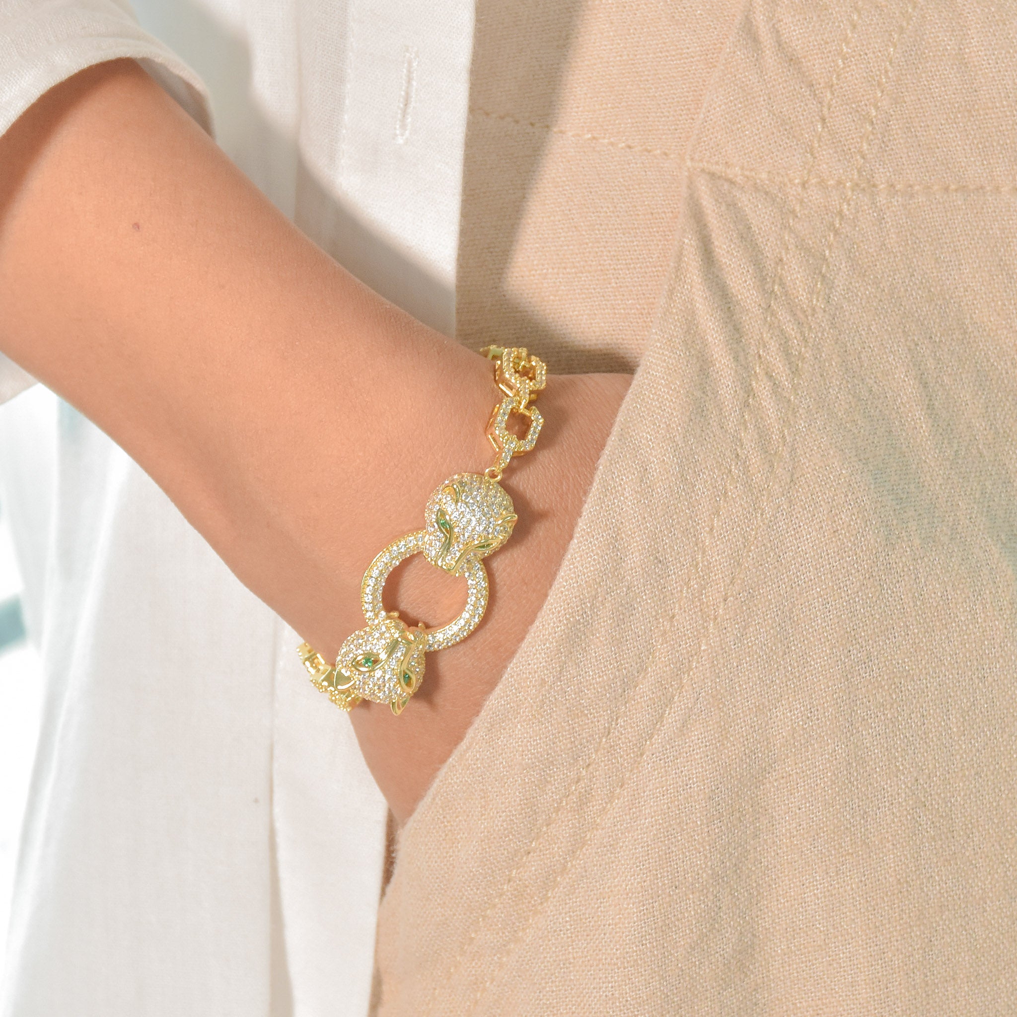 Tiger Loop Sparkle Bracelet