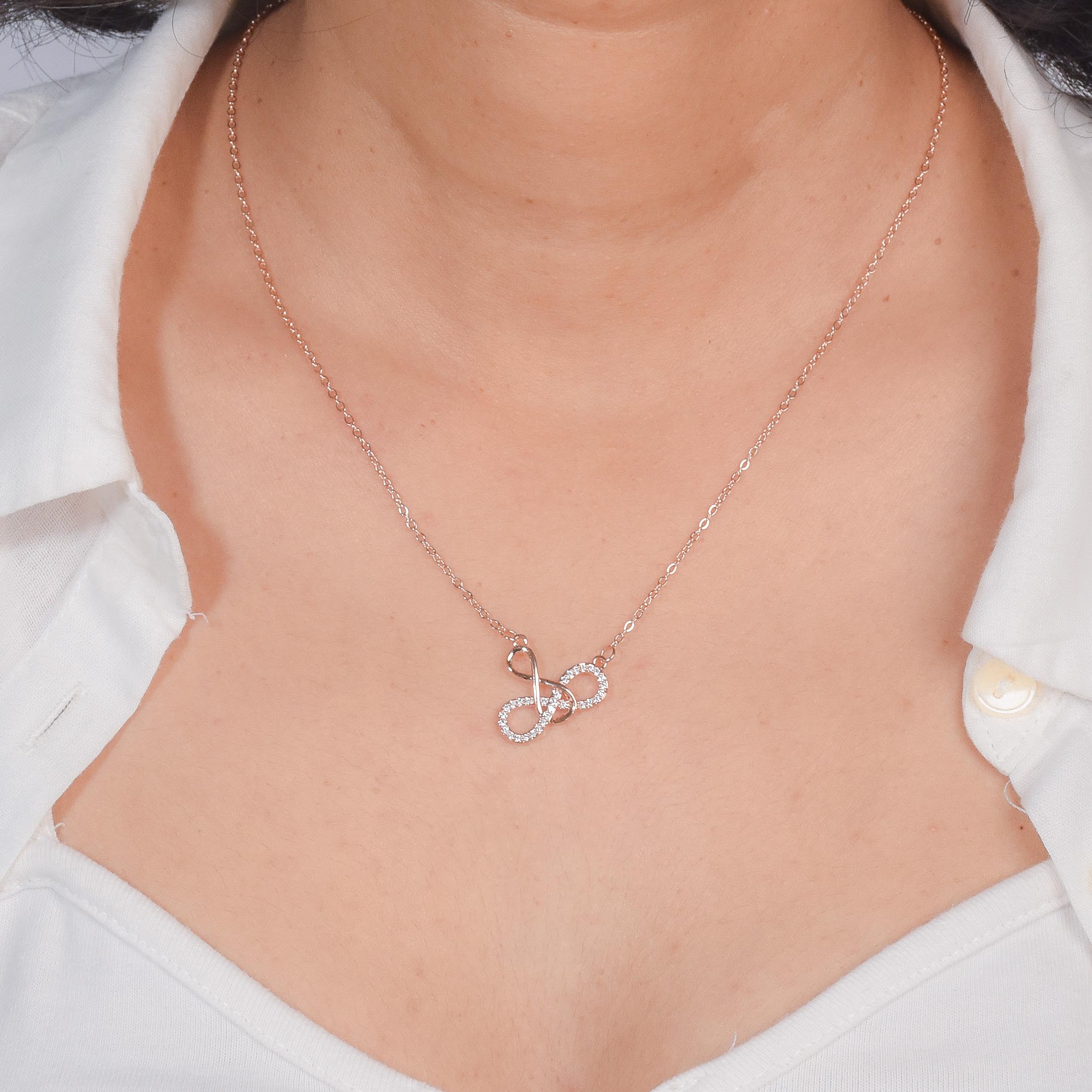 Double Infinity Necklace