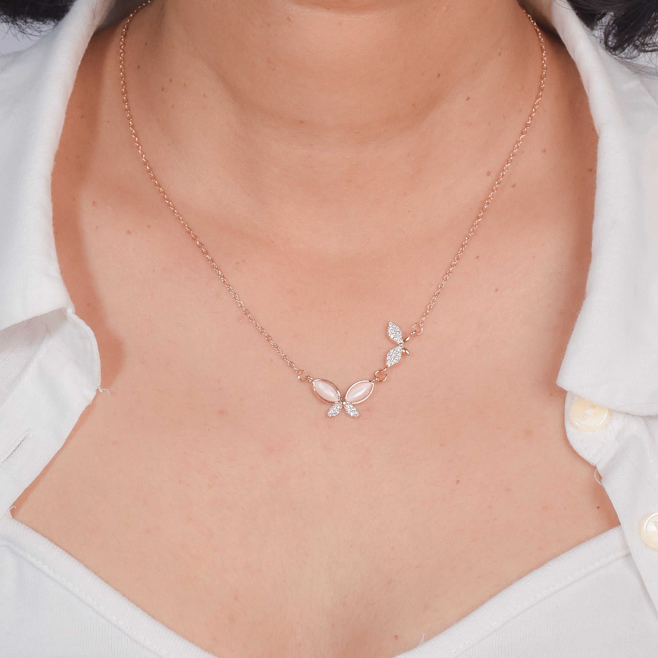 Whimsical Butterfly Necklace