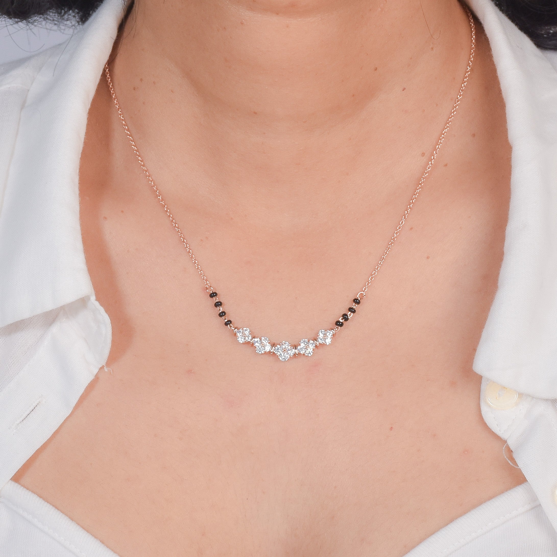 Starlit Path Mangalsutra Necklace