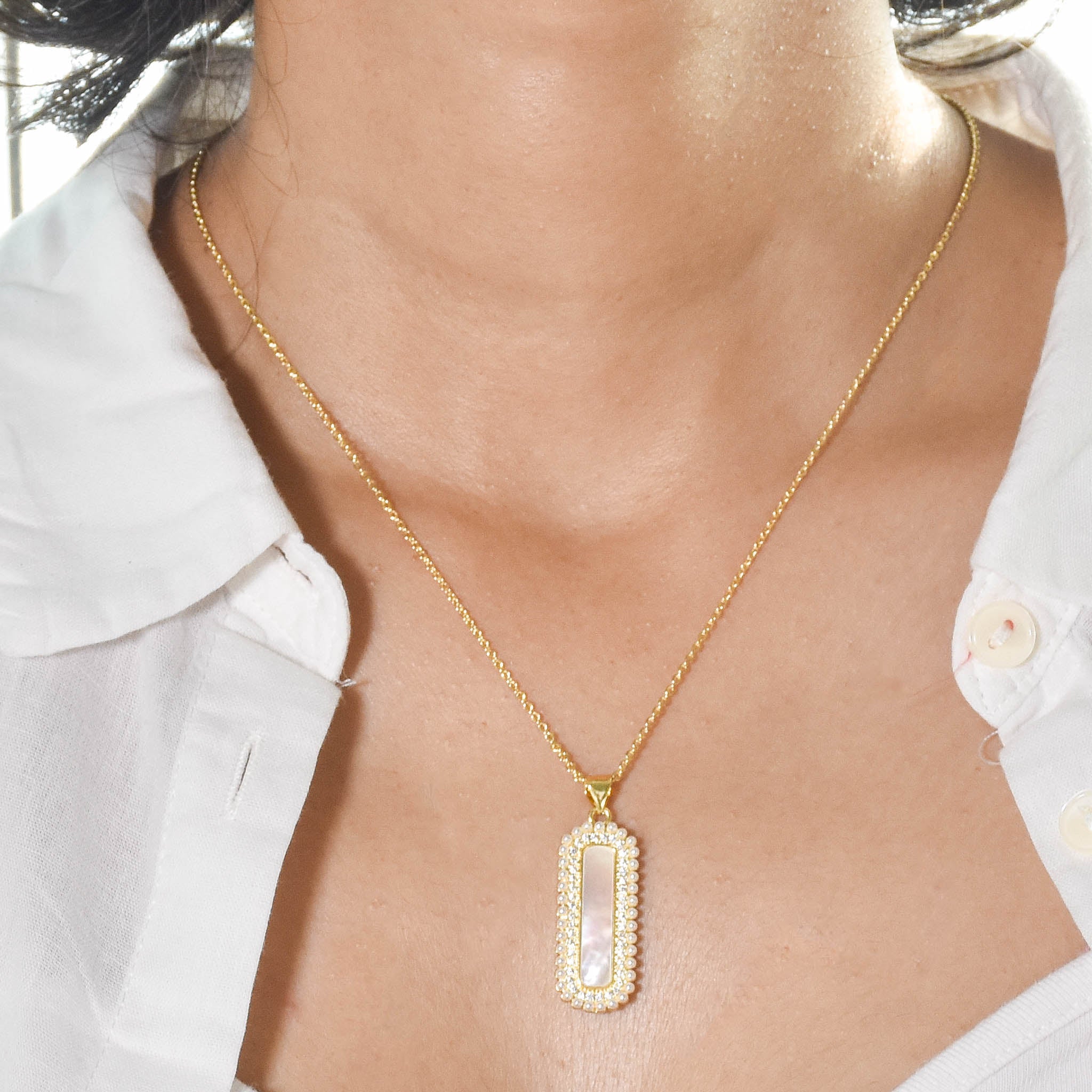 Aura of Pearl Necklace