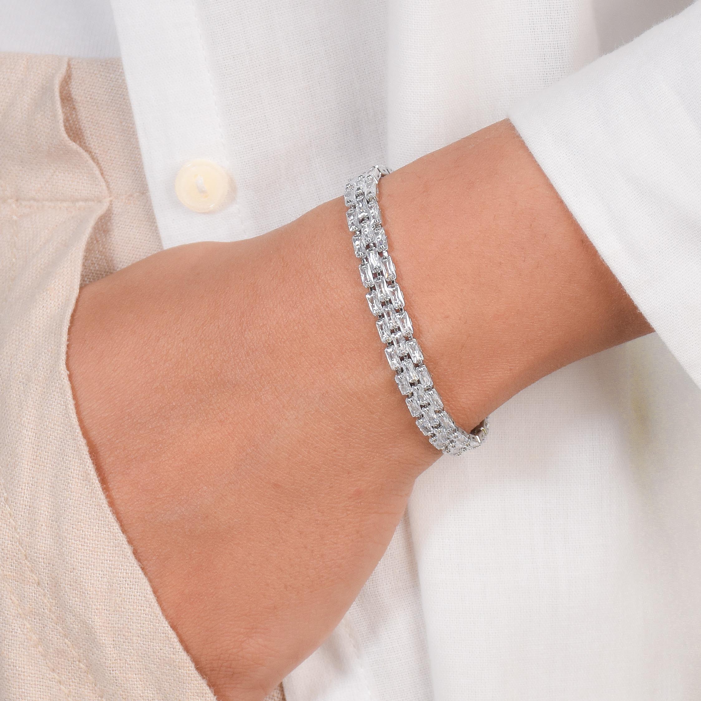 Hollywood Glam Tennis Bracelet