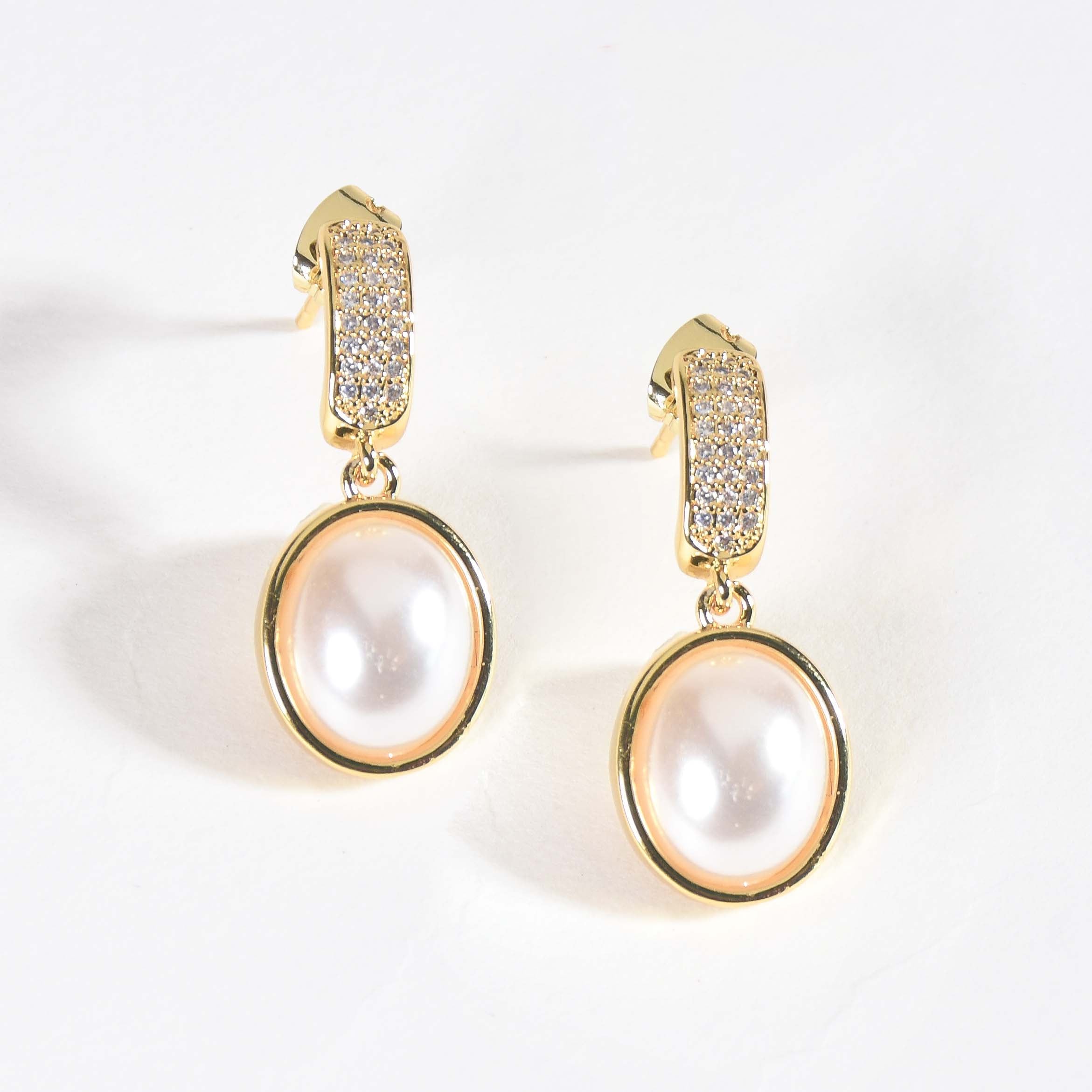 Lumina Pearl Danglers