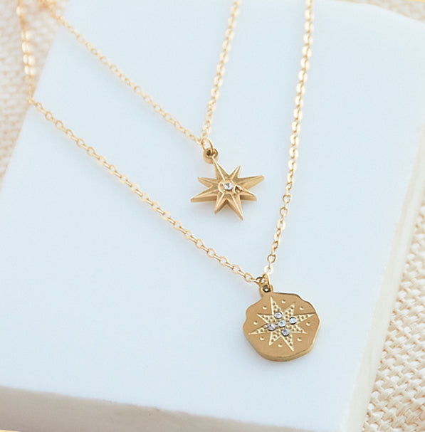 Multi Layered Star Necklace
