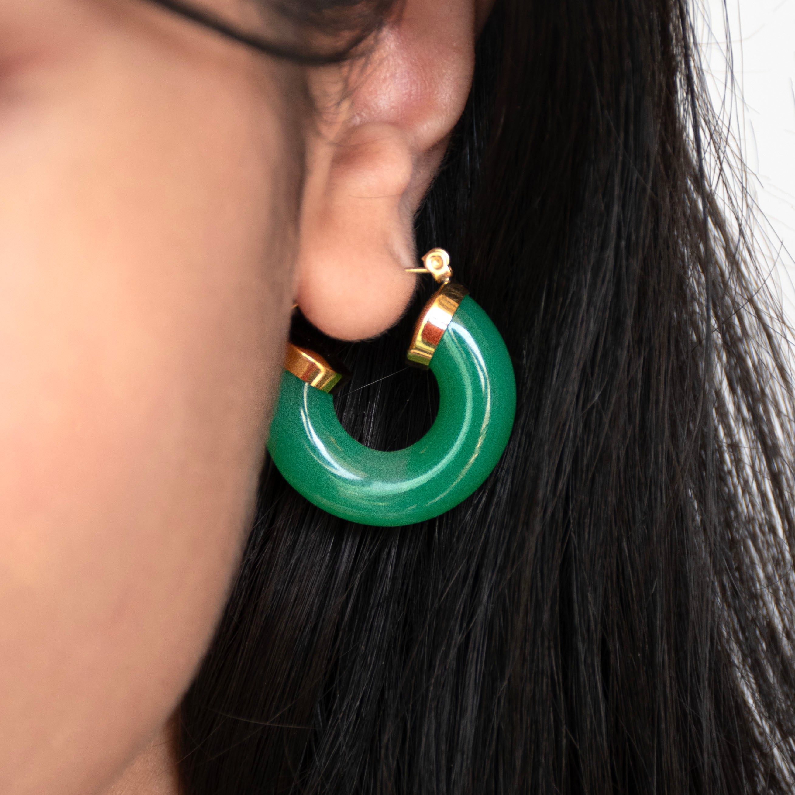 Round Divine Hoops