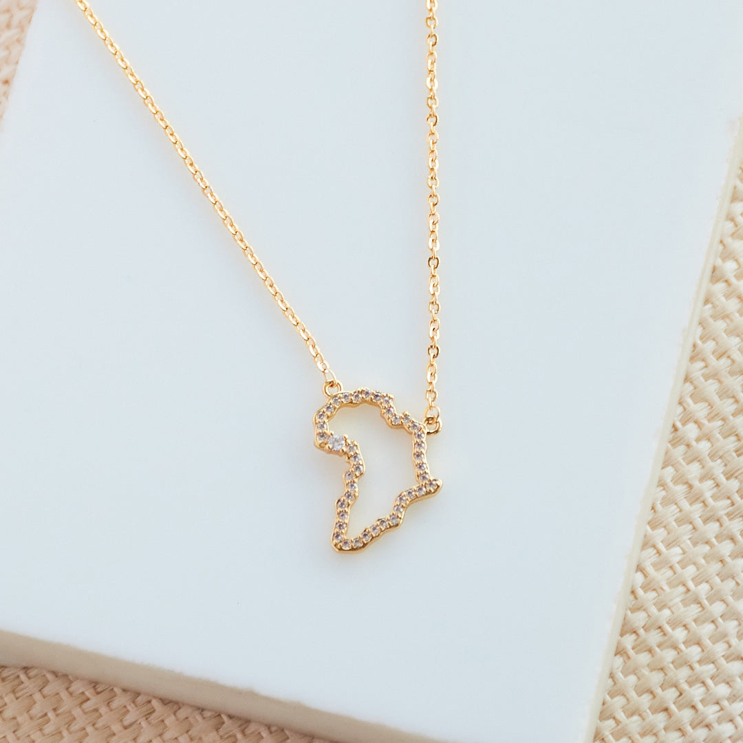 Map Necklace Gift Set