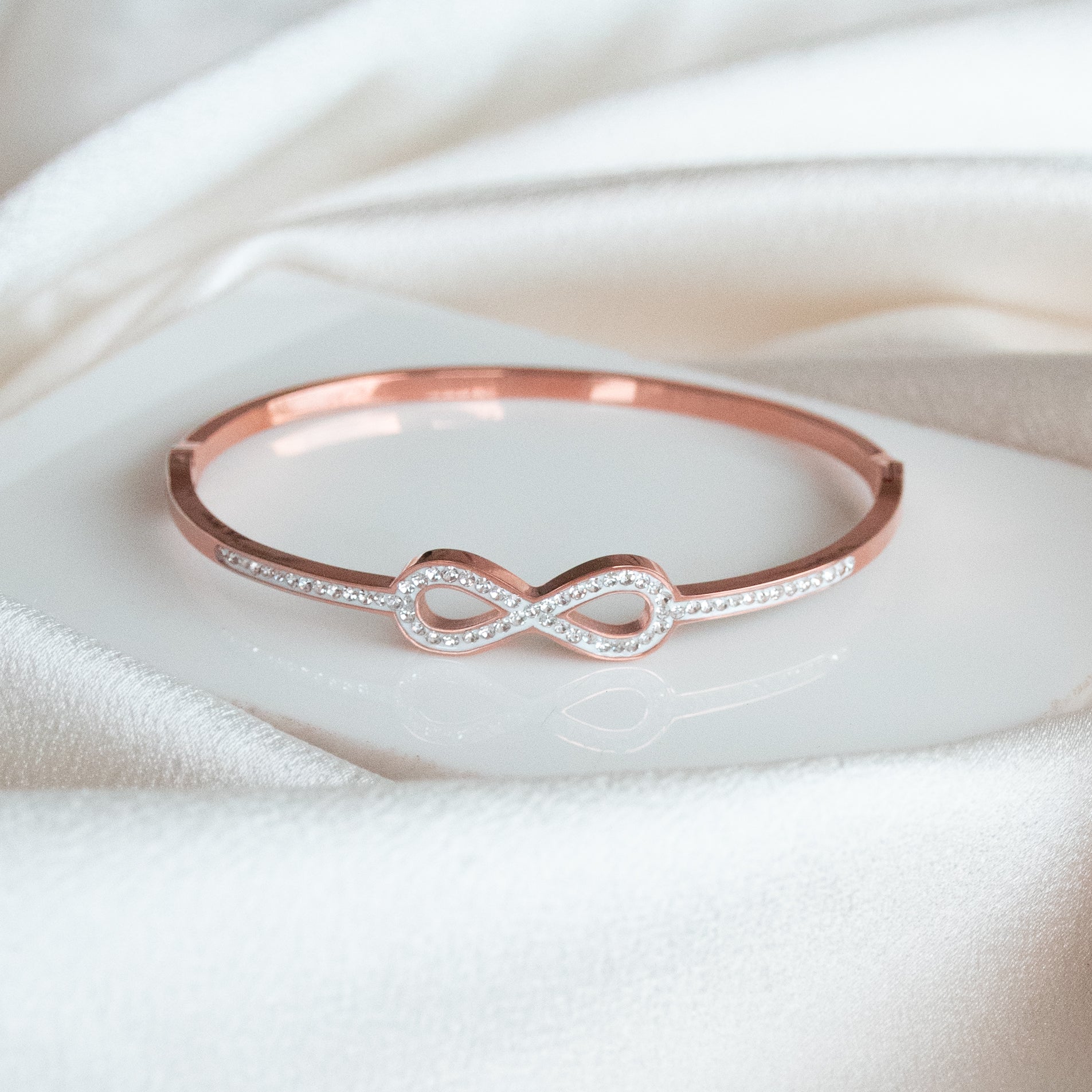 Studded Infinity Bangle