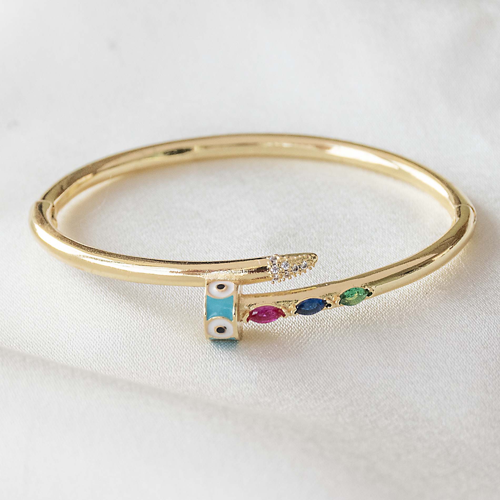 Evil Eye Nail Bangle