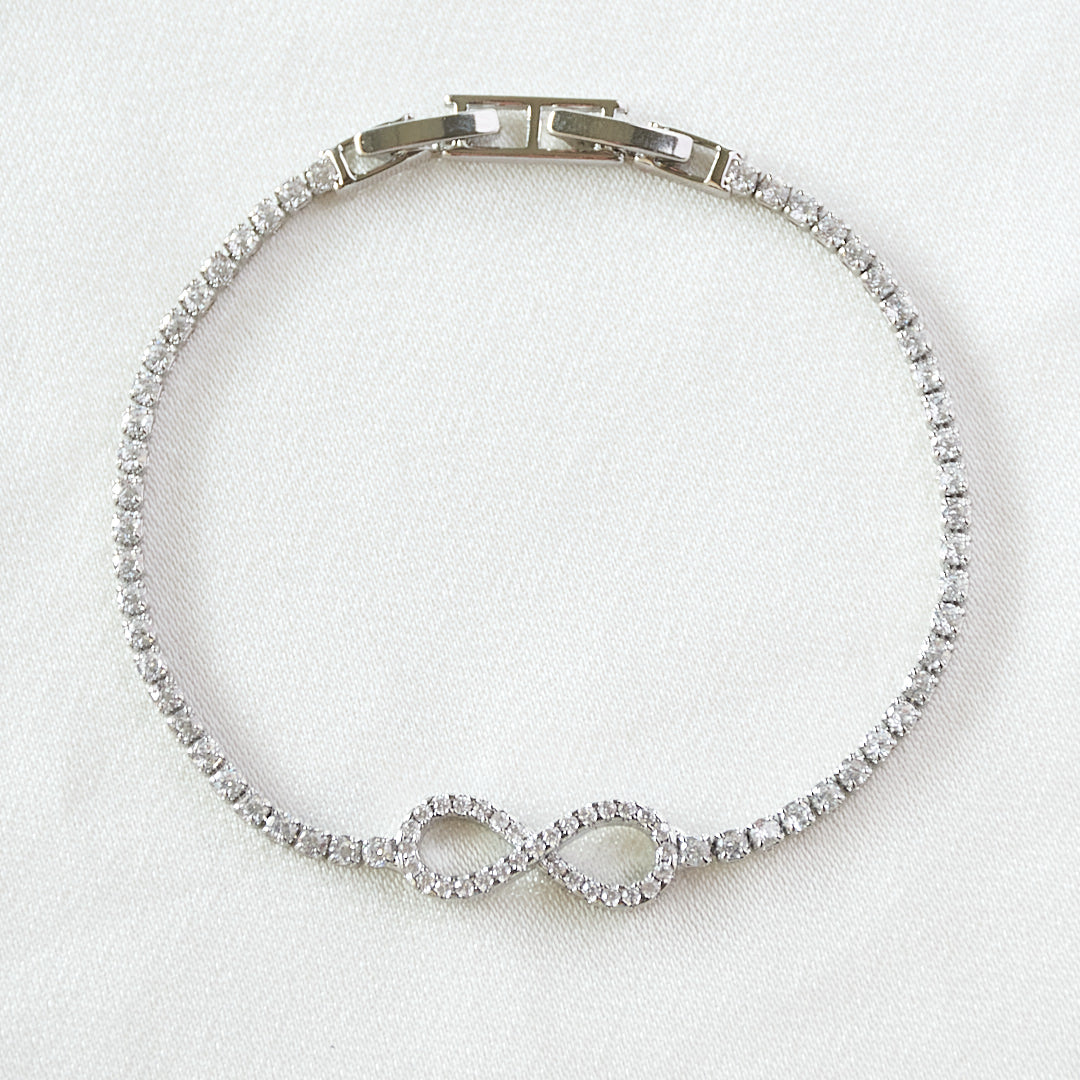 Infinity Diamond Tennis Bracelet