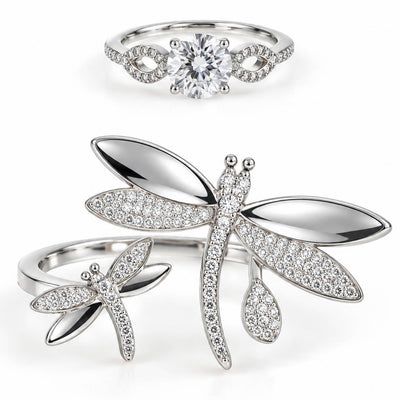 Enchanted Blossom Stack | Anti-tarnish | Gold-plated
