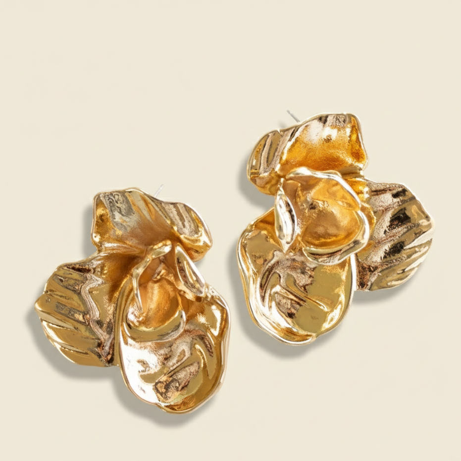 Rose Petal Earrings