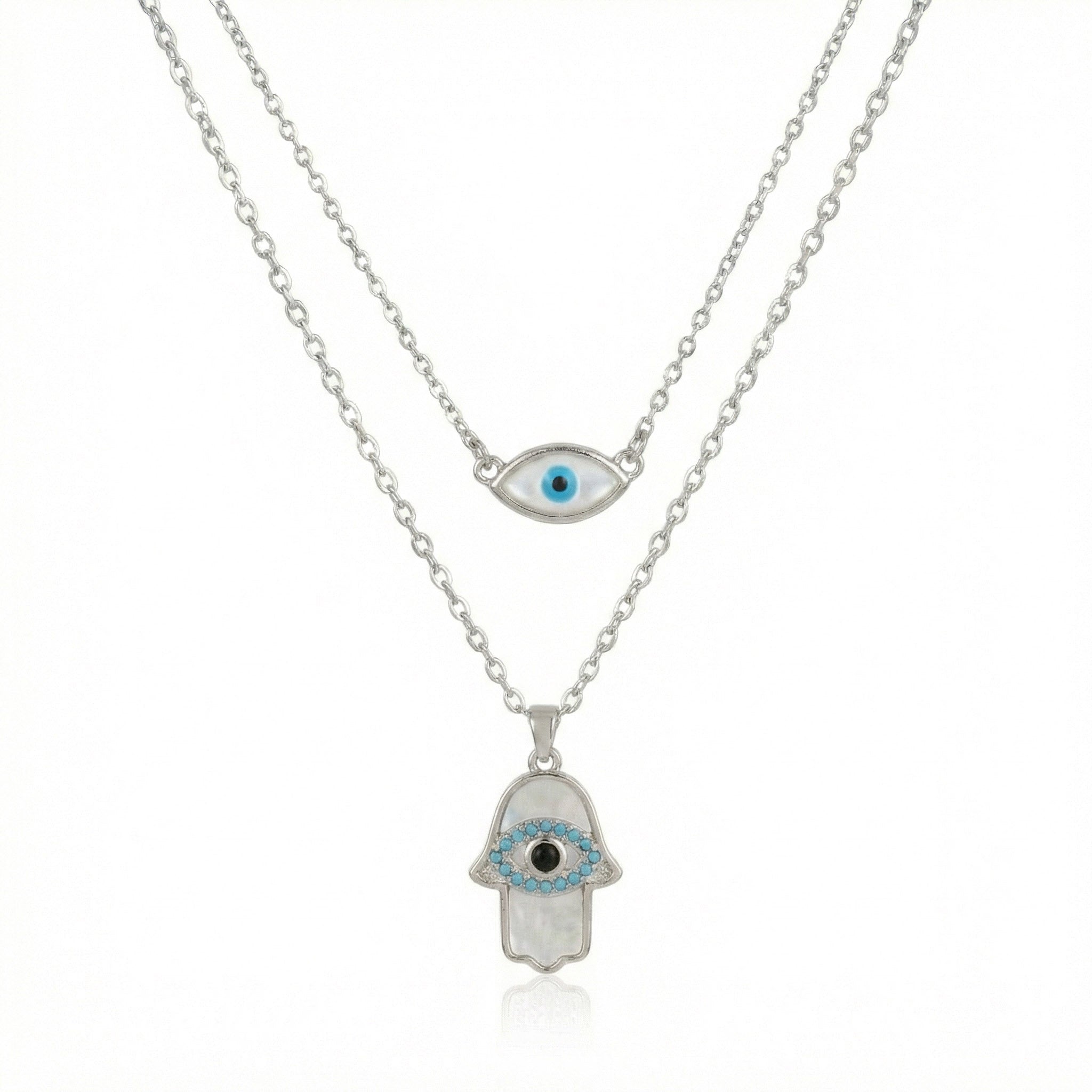 Mystic Evil Eye Layered Necklace
