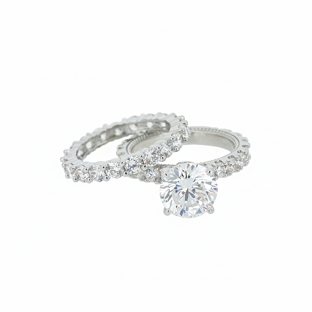 Classic Diamond Ring Set
